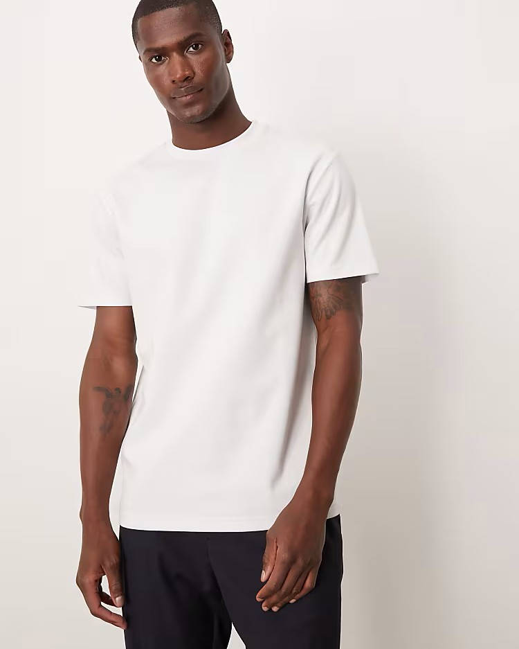 asos breathmax white t