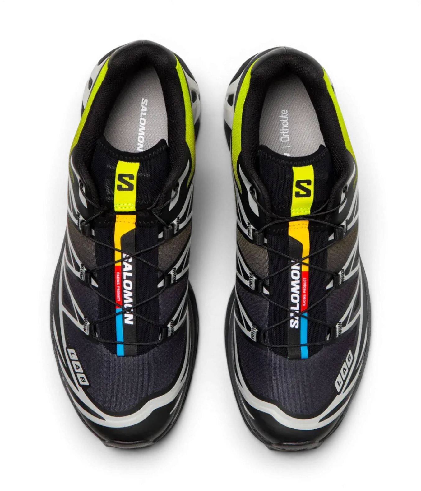Salomon XT 6 Black Acid Lime L49275800 middle