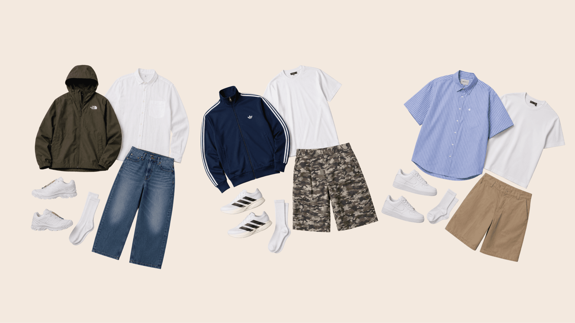3 ways to style white trainers