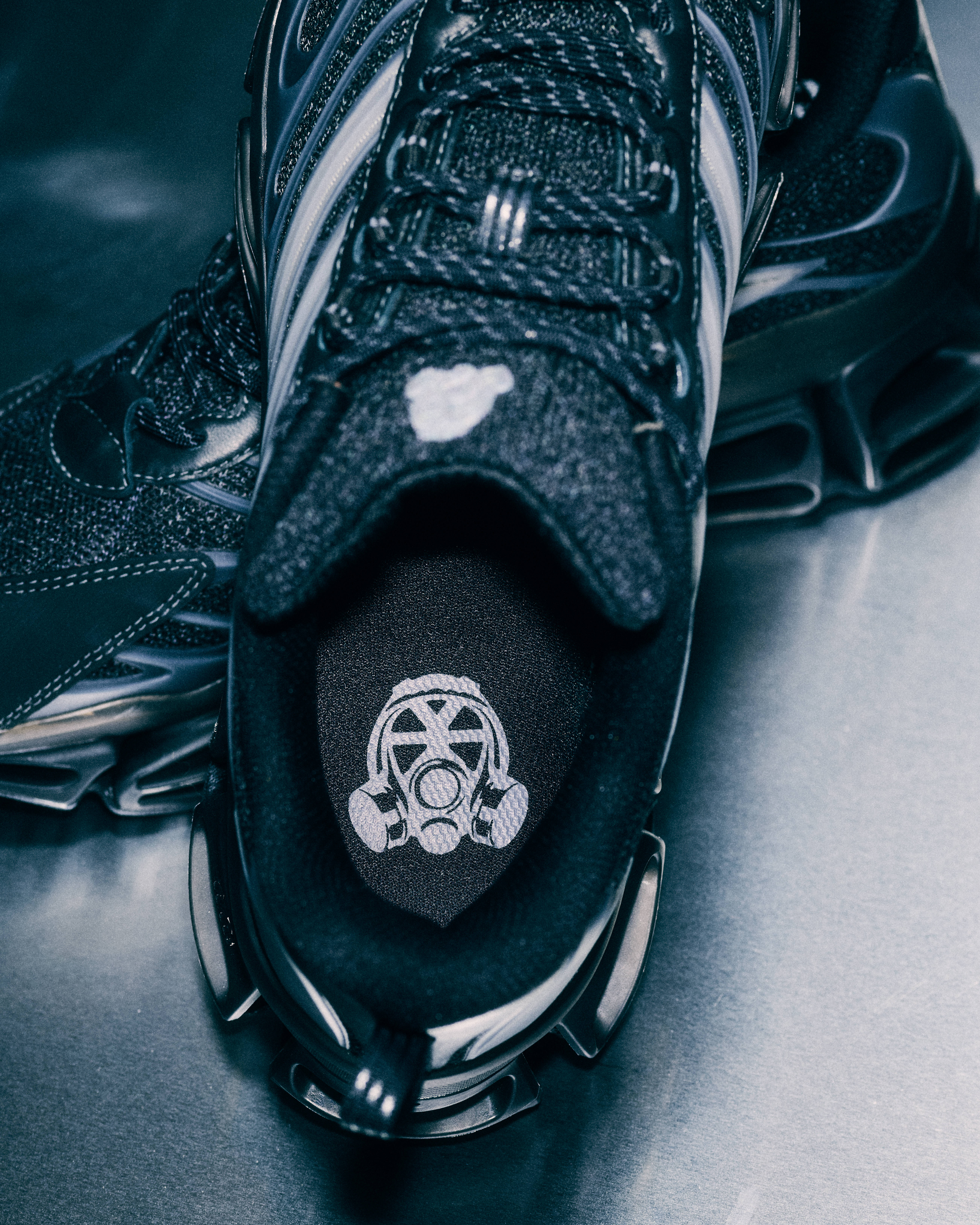 footpatrol adidas megaride ag shades of black insole