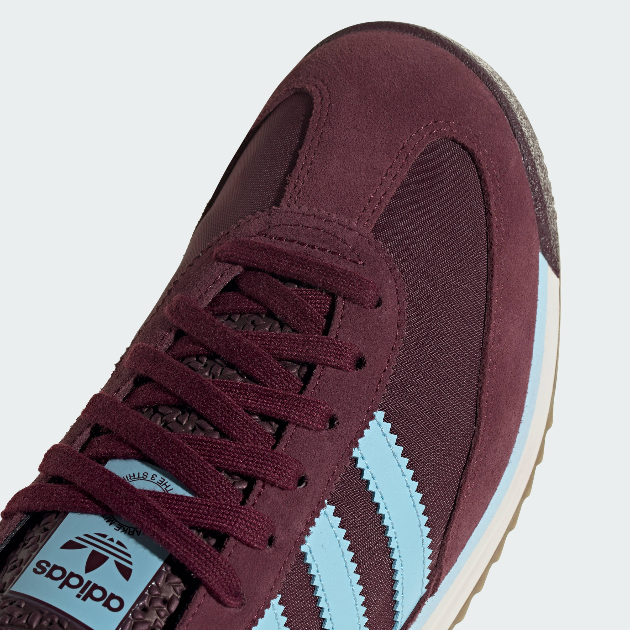 adidas SL 72 RS Maroon Icey Blue Detail
