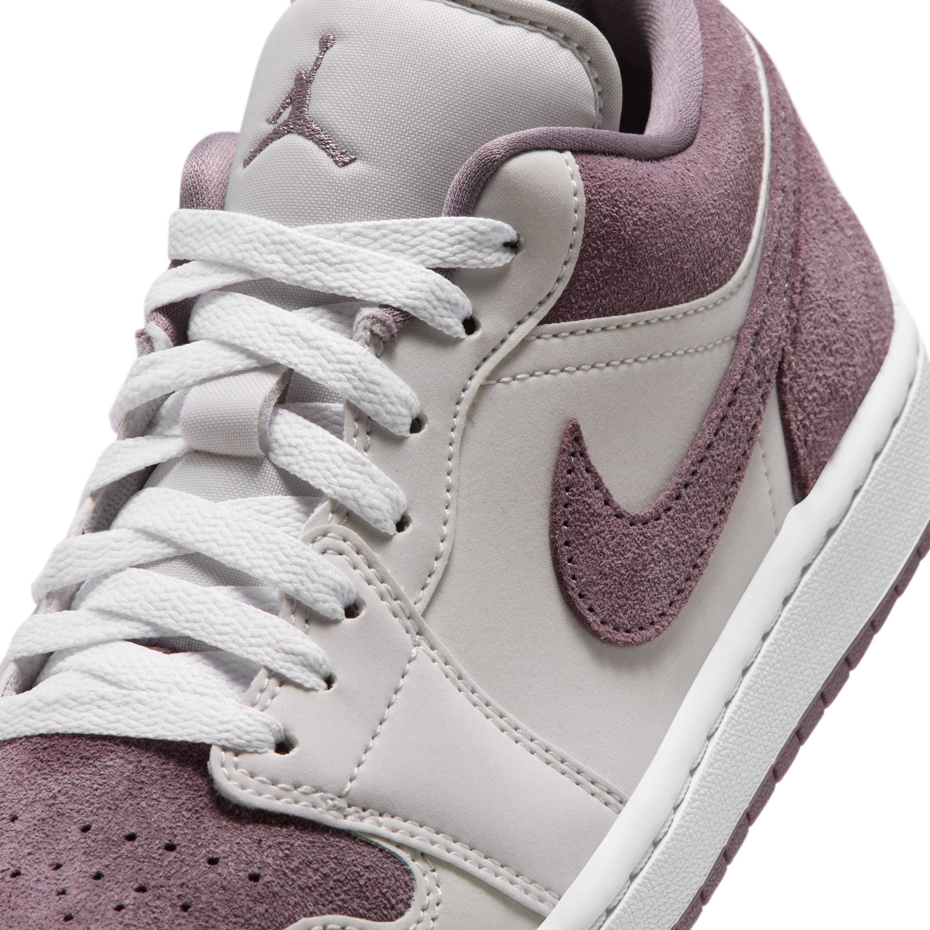 Air Jordan 1 Low Swan Purple Smoke DC0774 117 tongue