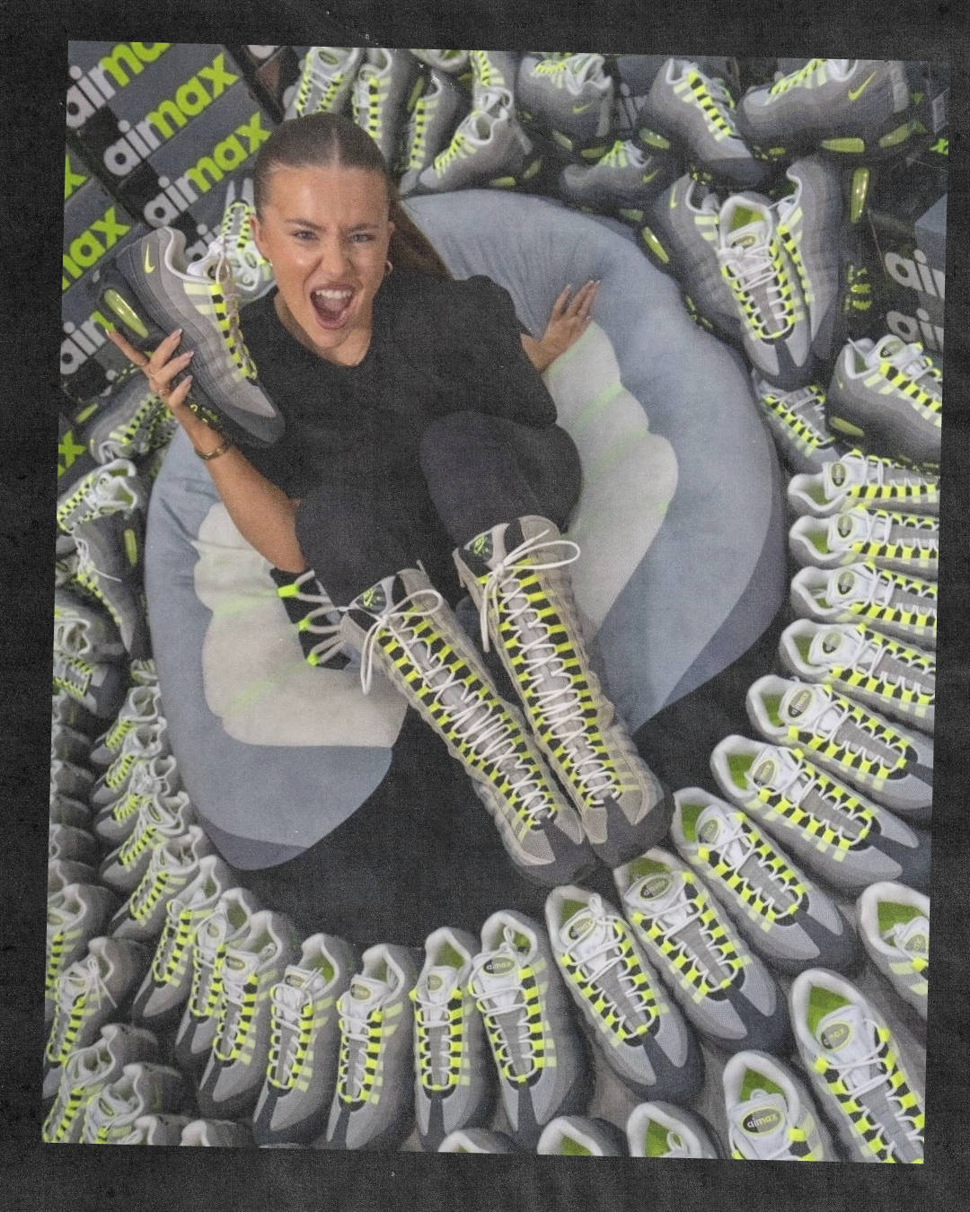UK sneaker head girl collects only og neons