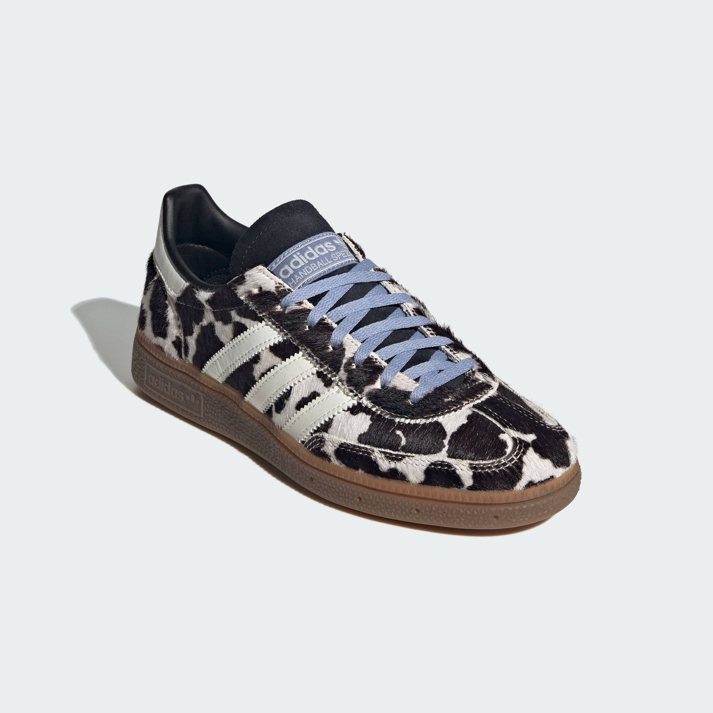 adidas Handball Spezial Cow Print Black White KI2183 front