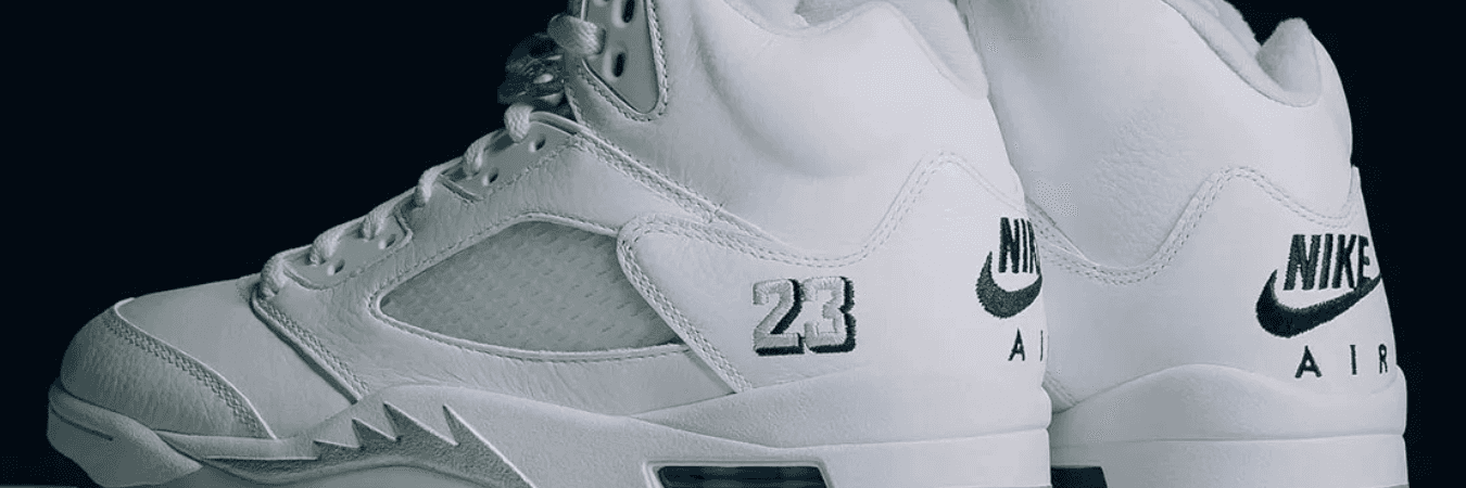 Air Jordan 5 OG White Metallic