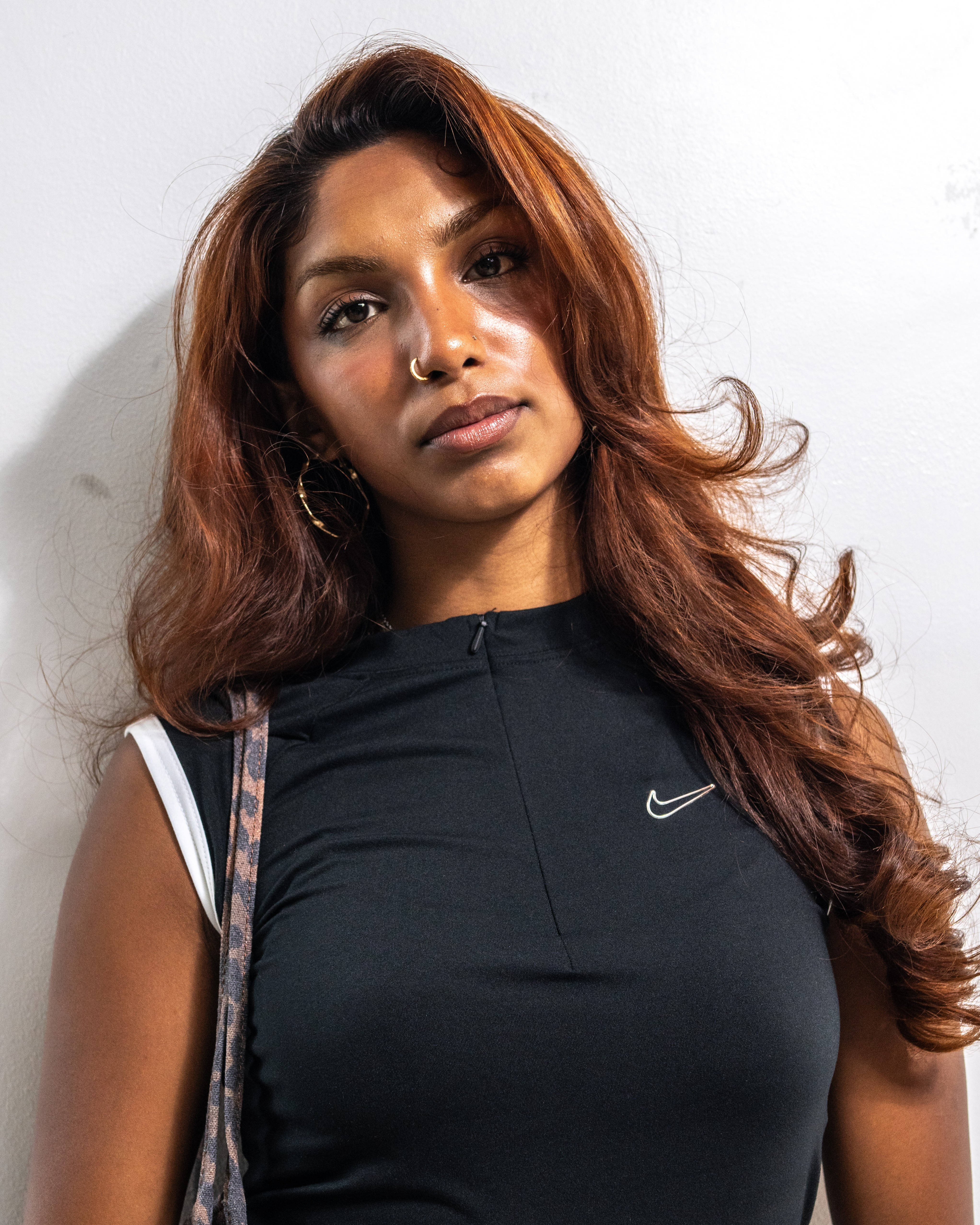 off duty pilates girl nike top editorial styled