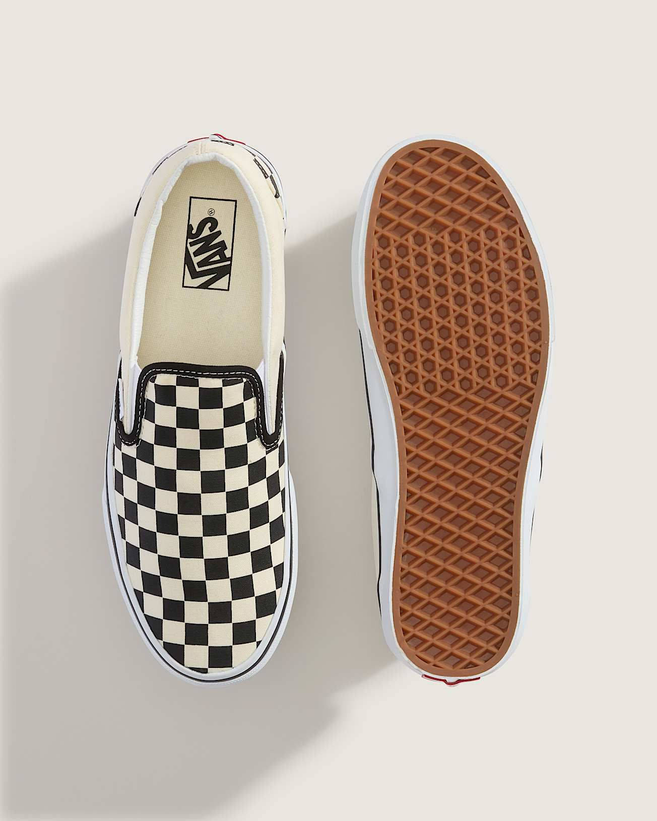 Vans Classic Slip On Checkerboard Black White VN000EYEBWW middle