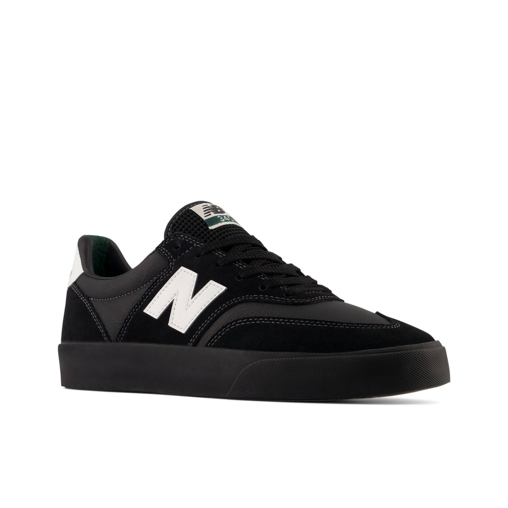 New Balance Numeric 340 Black White UN340YRW front