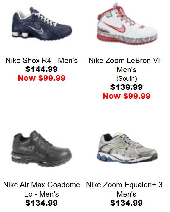 goadome low on footlocker US back in 2006