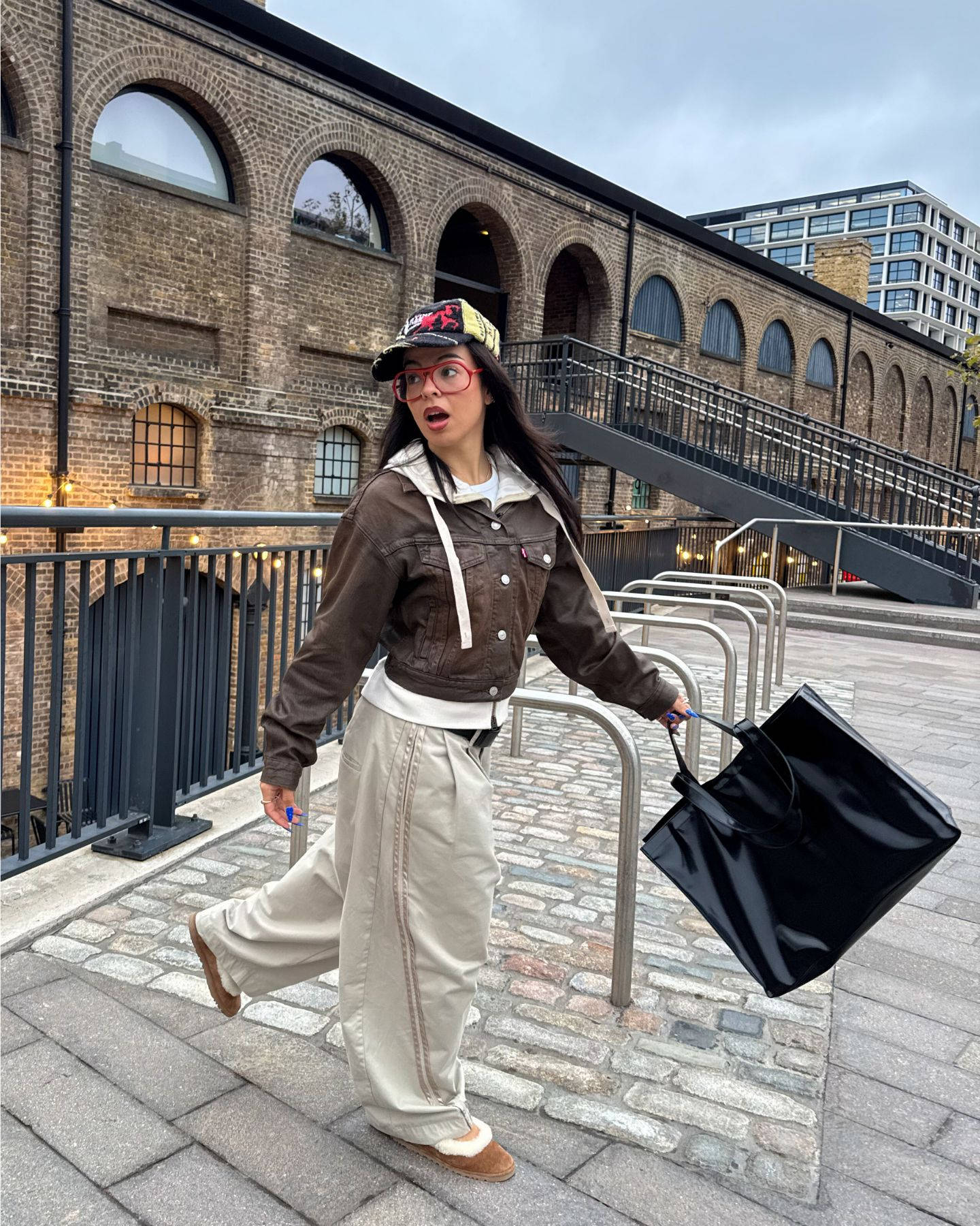UGG Zora Ballet Flat Streetwear Outfit