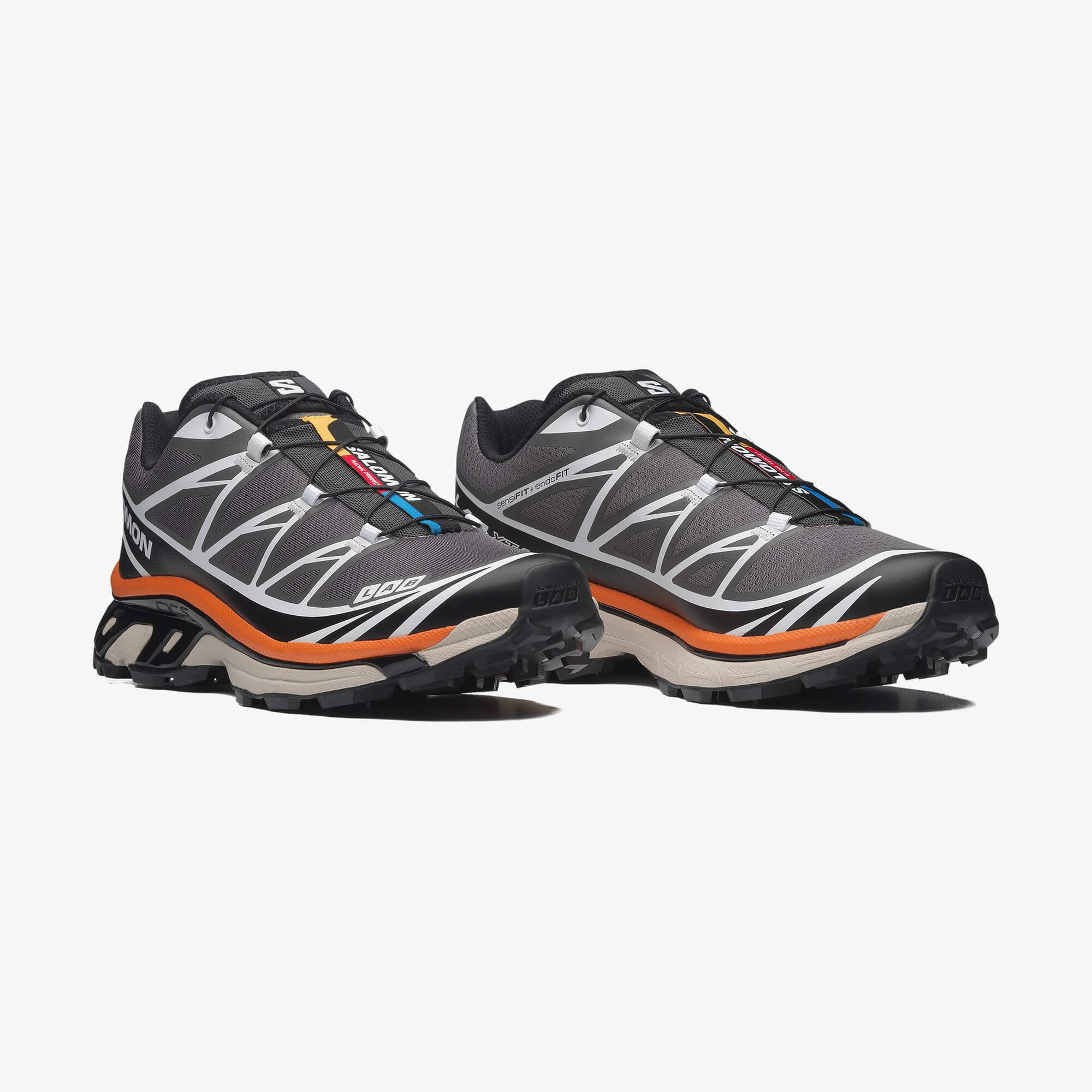 Salomon XT 6 Pewter Black Turmeric L49205800 front