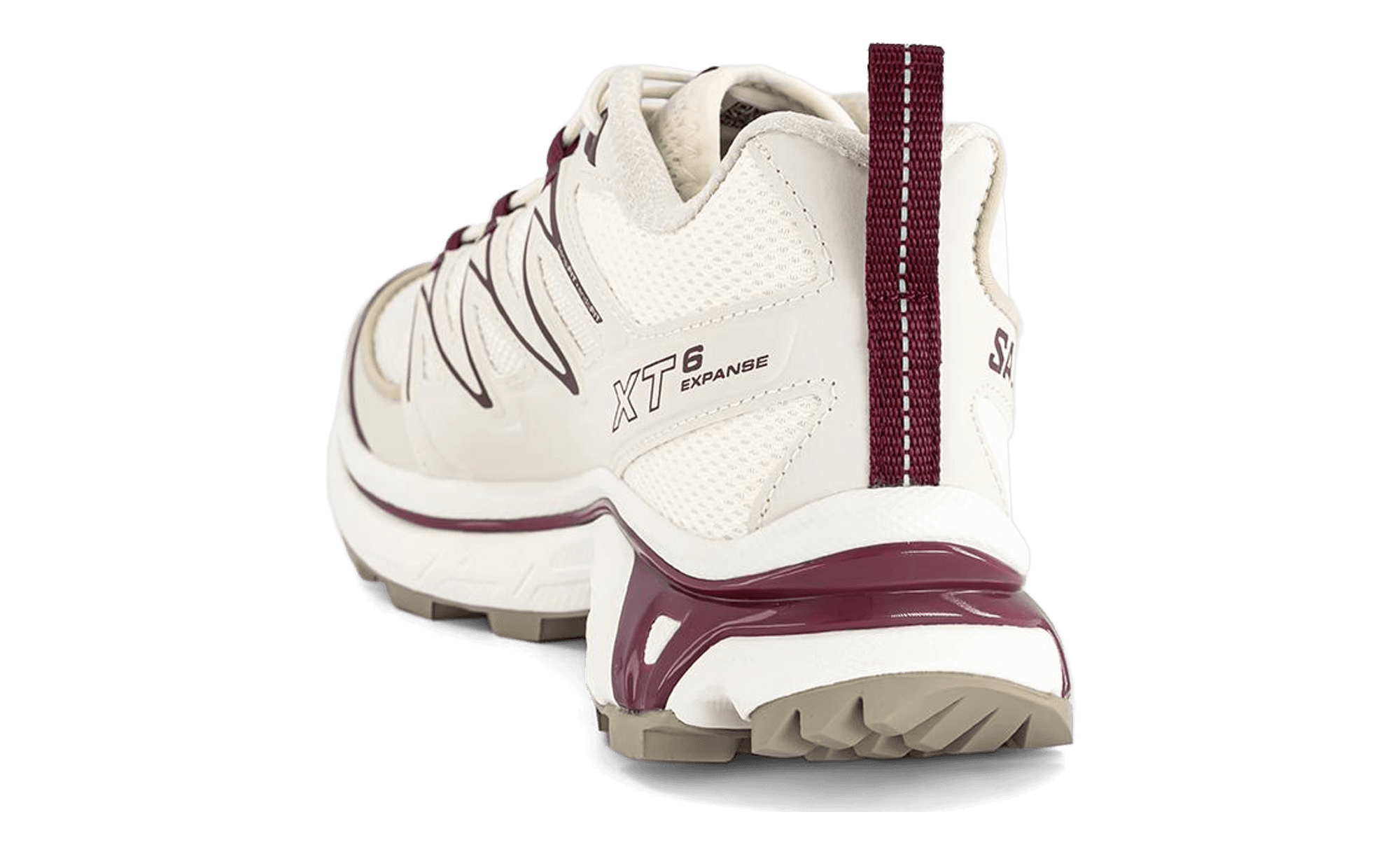 Salomon XT-6 Expanse Vanilla Ice Maroon back