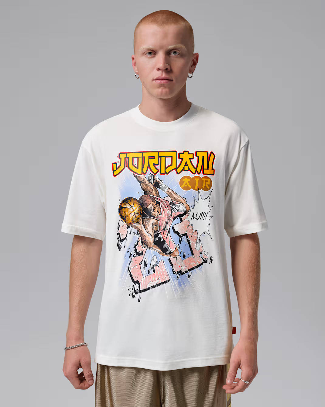 Anime style jordan t shirt