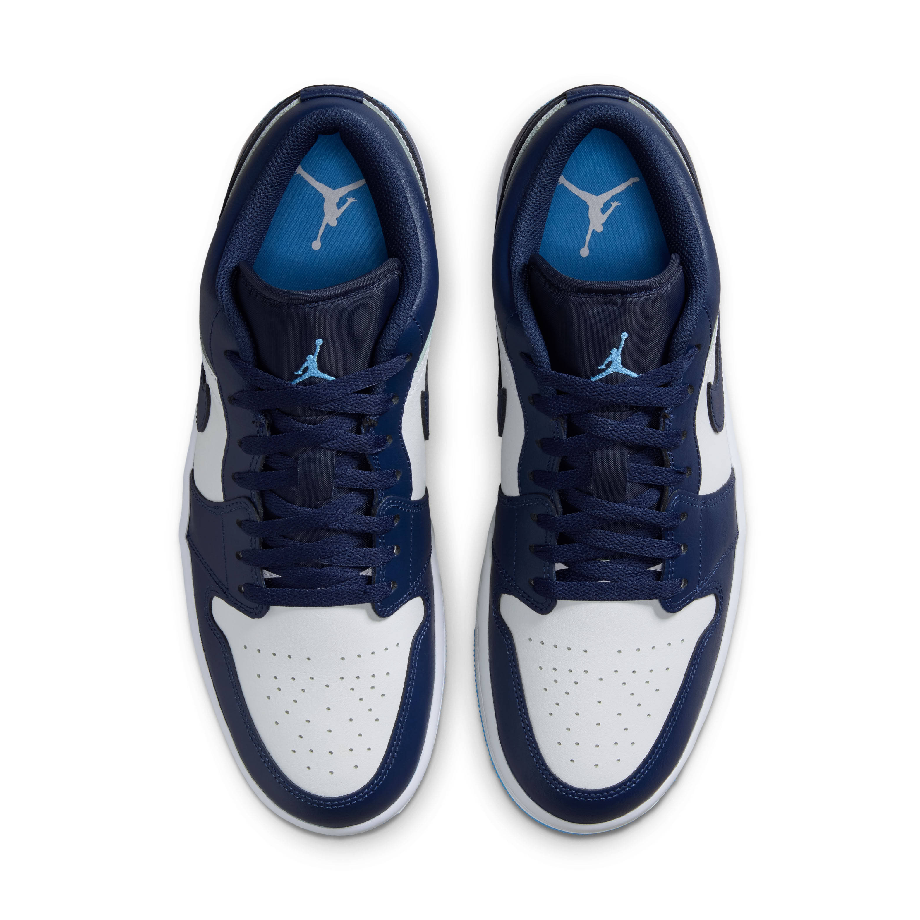 Air Jordan 1 Low Midnight Navy University Blue | 553558-404