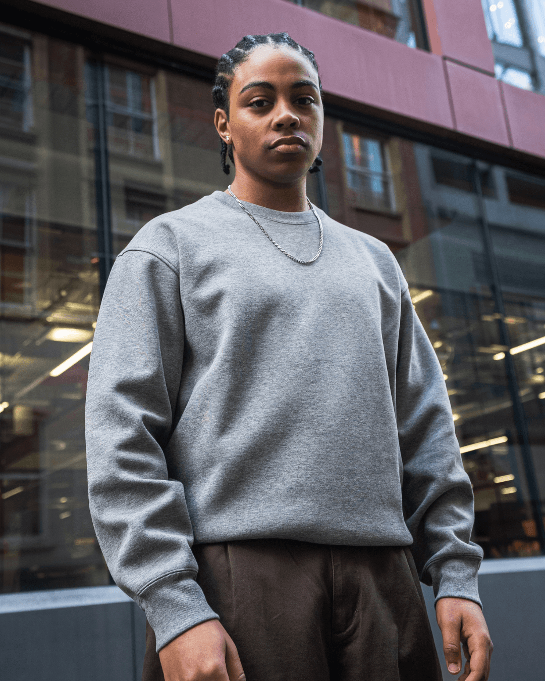 Oversized Sweatshirt Grey