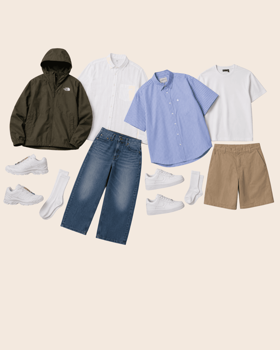 3 ways to style white trainers