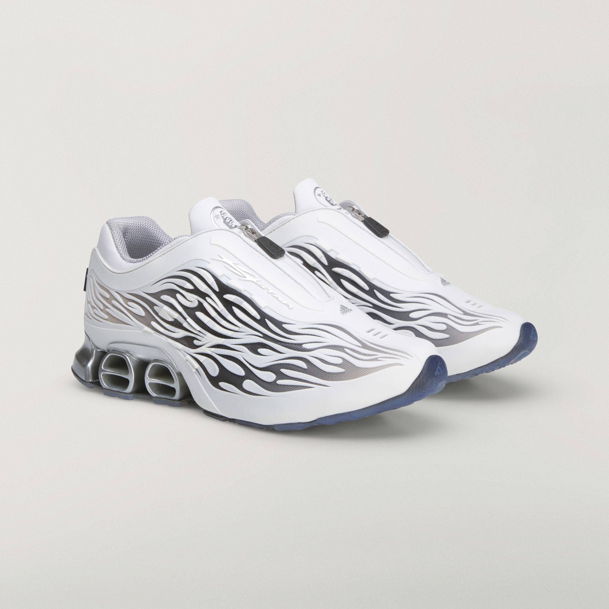 Hellstar x adidas Megaride S2 White Black KH8086 front