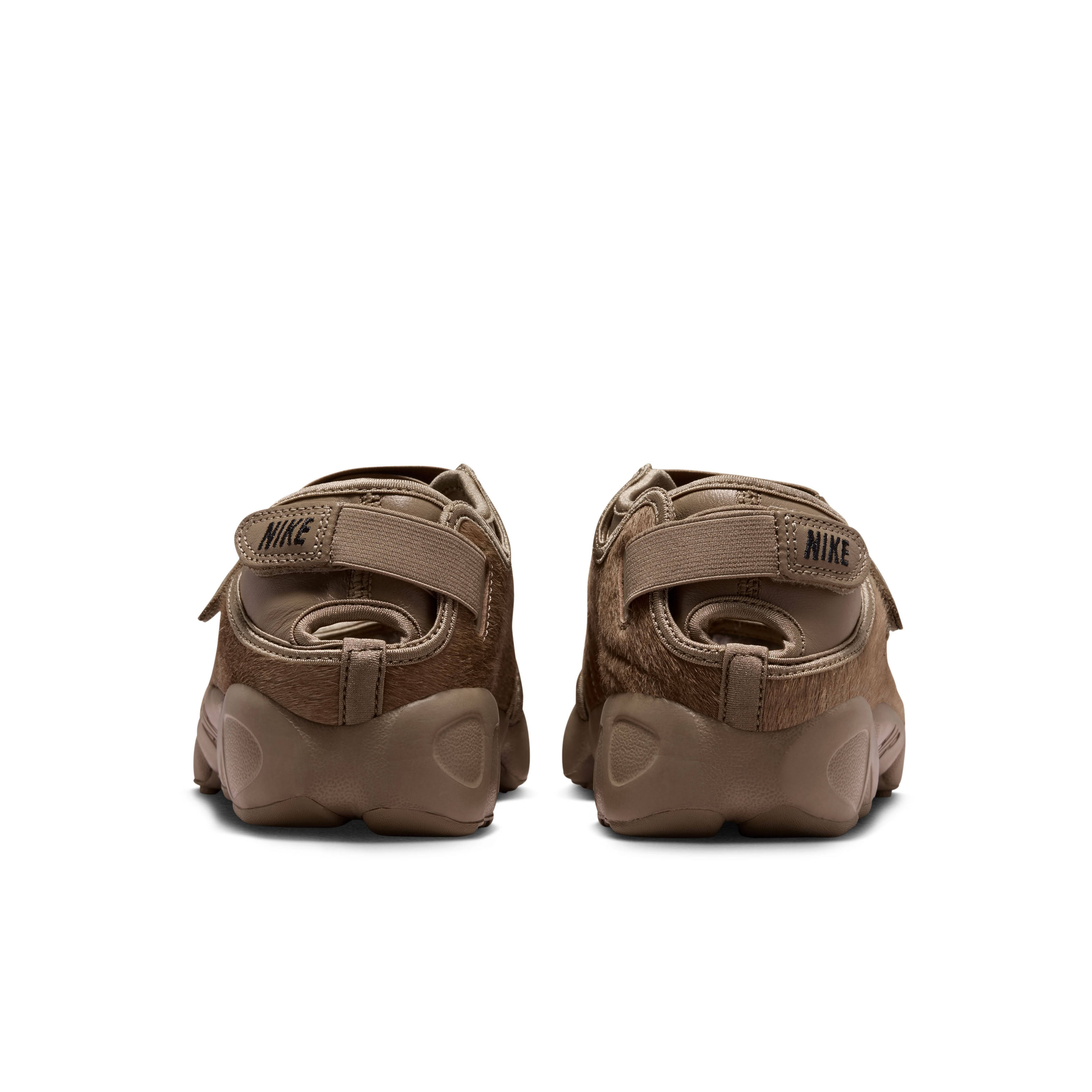 Nike Air Rift Pony Hair Pack Dark Driftwood Heel
