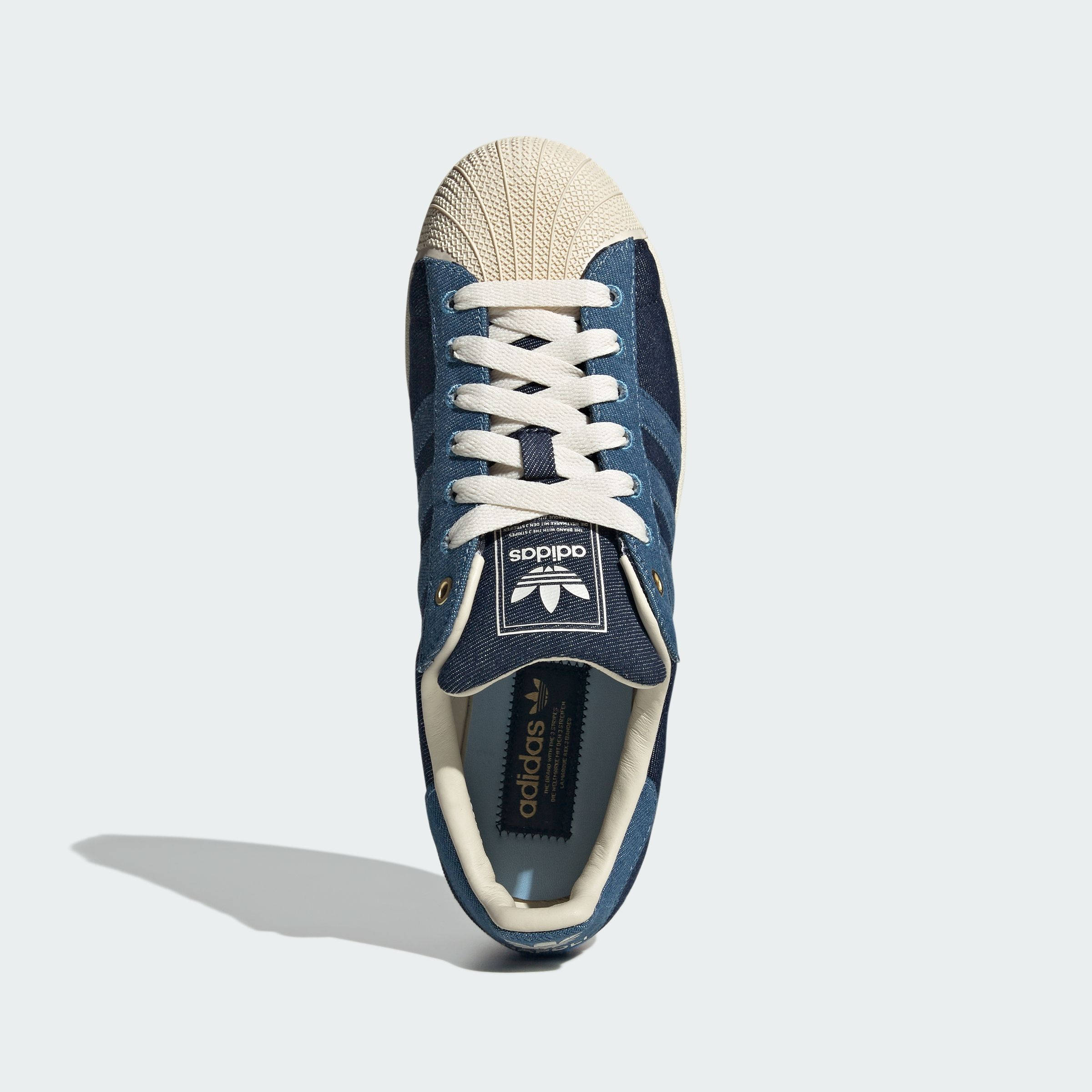 adidas Superstar II Blue Denim White LA1231 middle