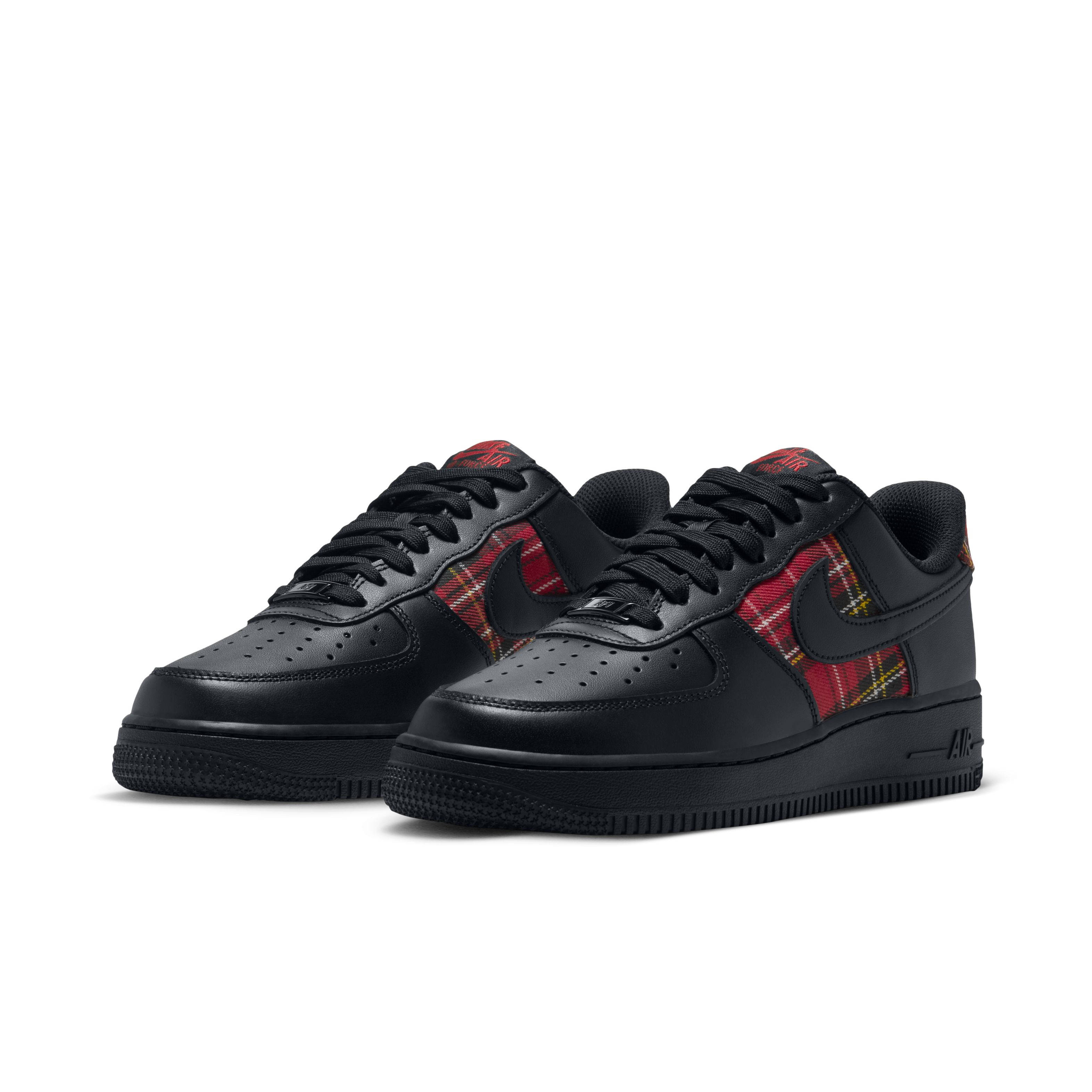 Nike Air Force 1 '07 Check Tartan Red  IR5596 001 front