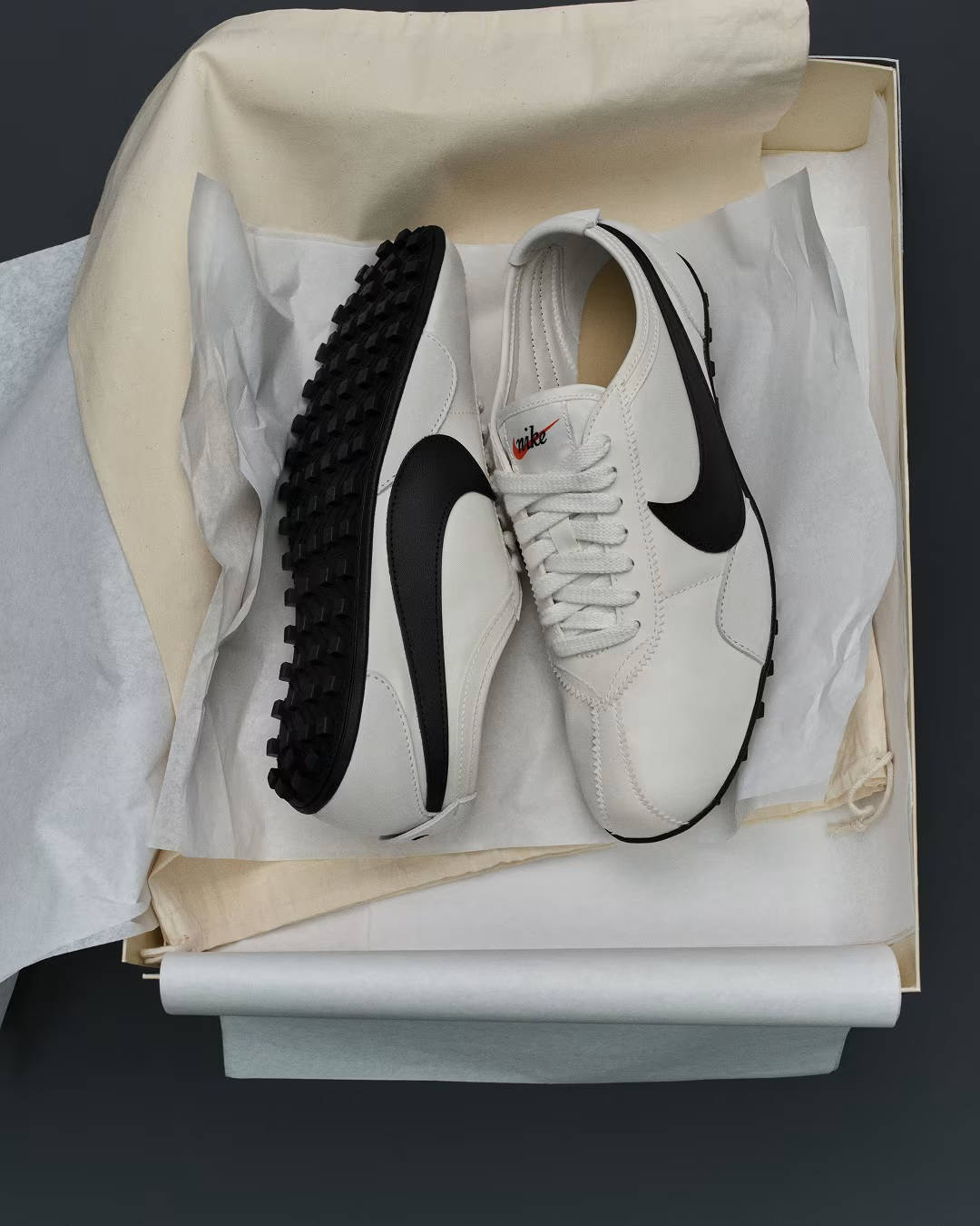 Nike Korea top down editorial Moon Shoe soft pearl