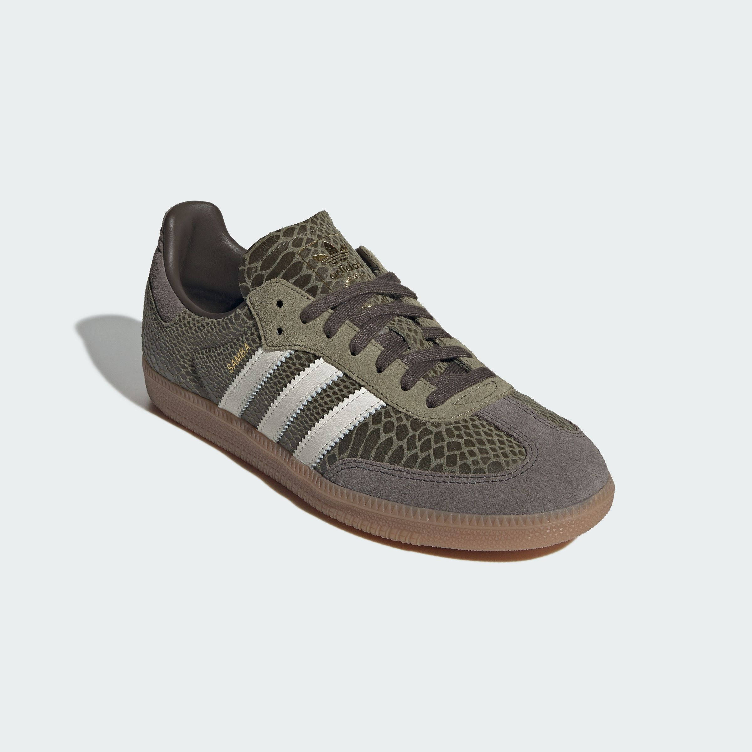 adidas Samba OG Croc Olive KK3275 front