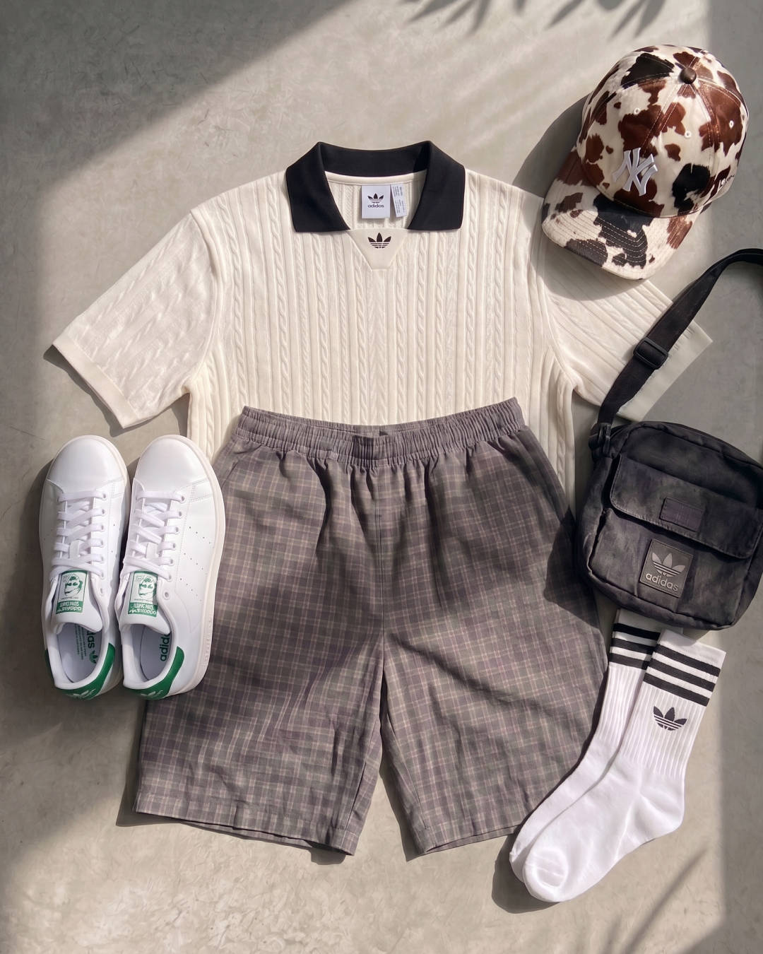 Flatlay Stan Smith Weekend
