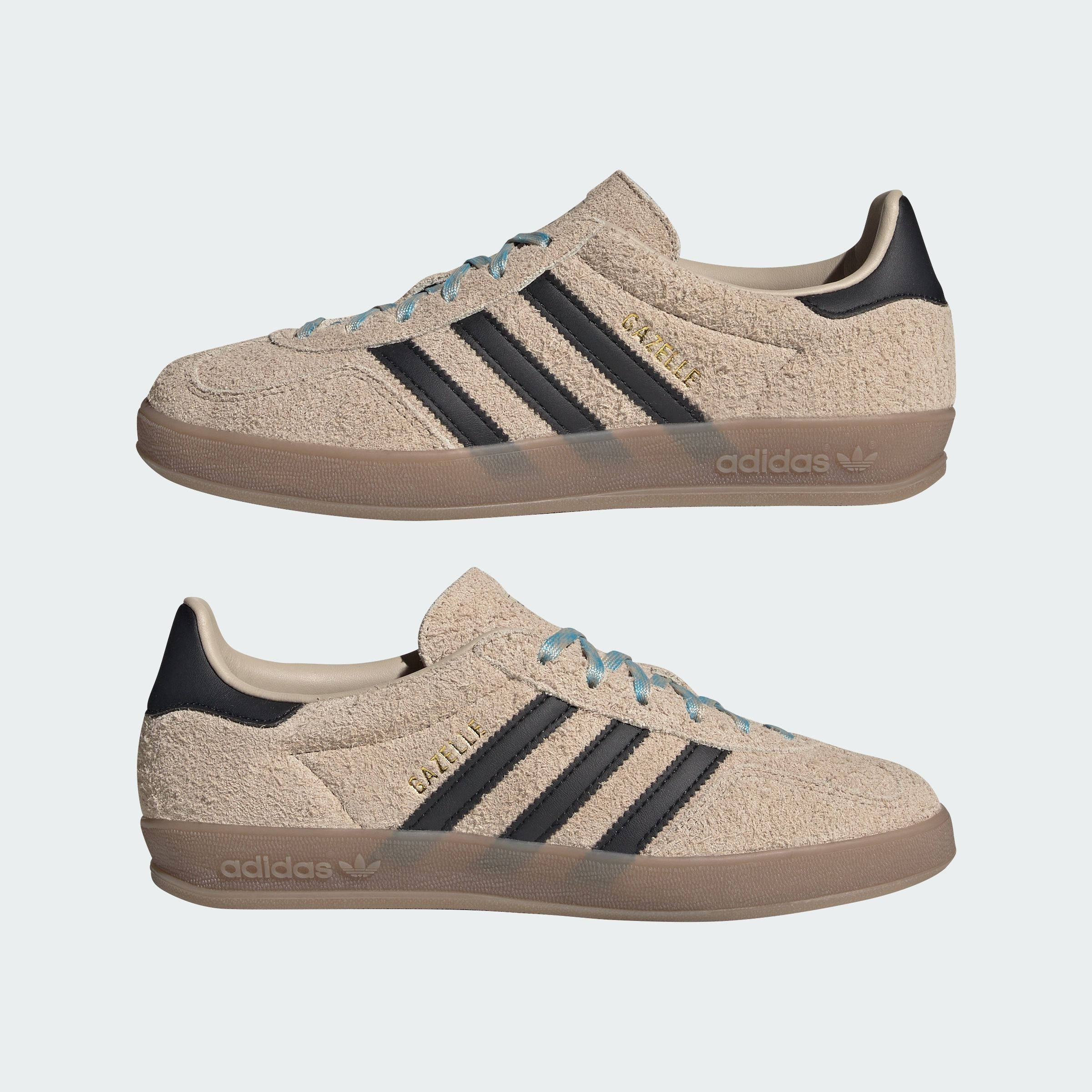 adidas Gazelle Indoor Khaki Black KJ8315 feature