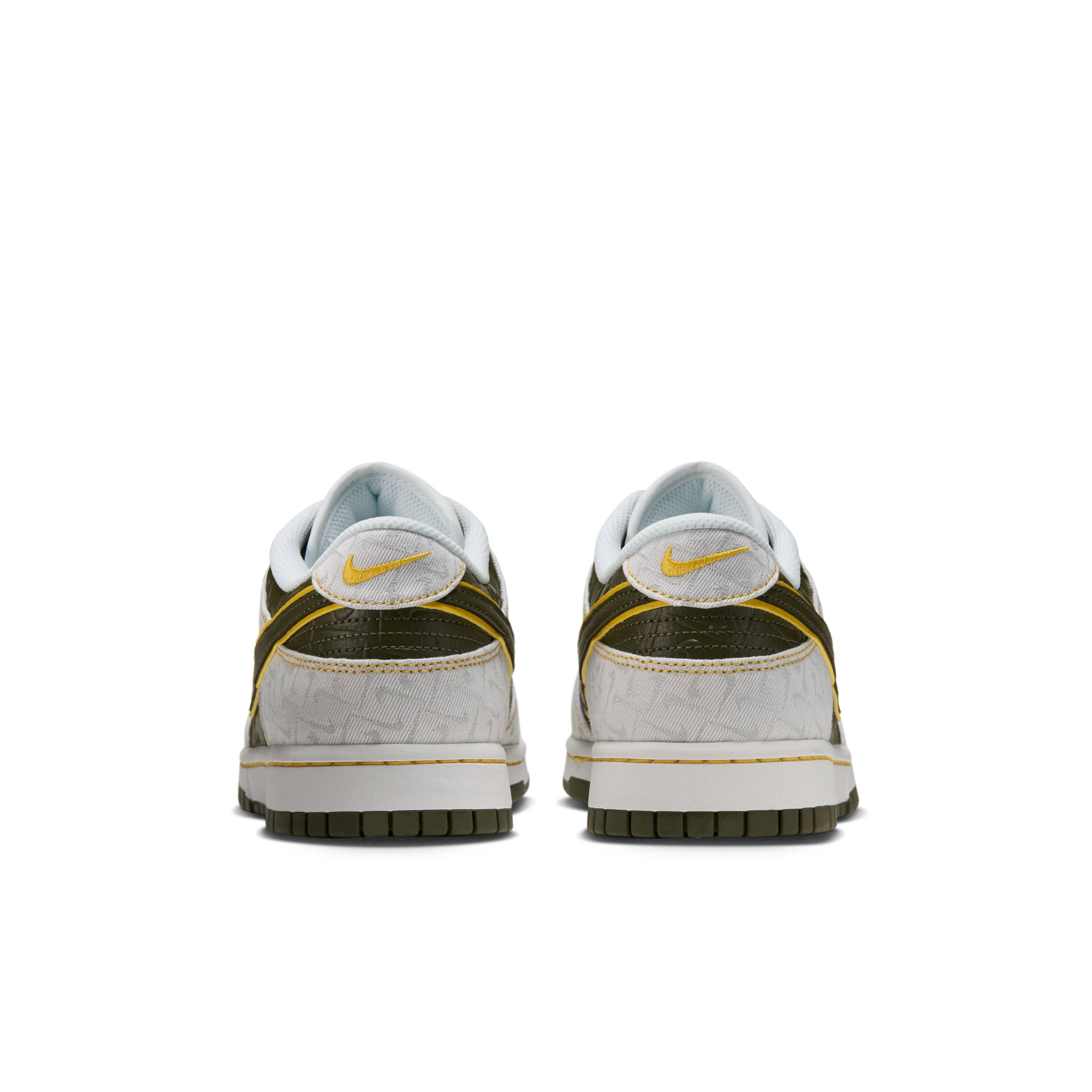 Nike Dunk Low Retro Swoosh Embossed White Cargo Khaki IX7260 133 back