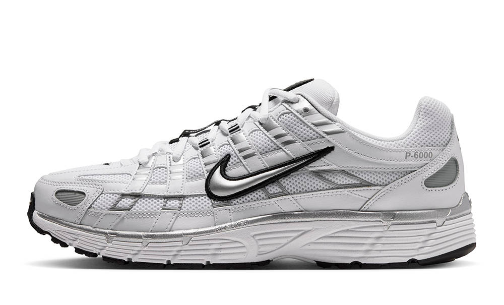 Nike P-6000 White Metallic Silver IX6221-101