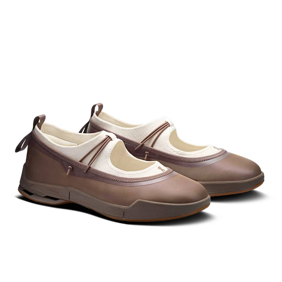 On Running Cloudnova Moon Mary Jane Clove Ivory 3WG30586231 front