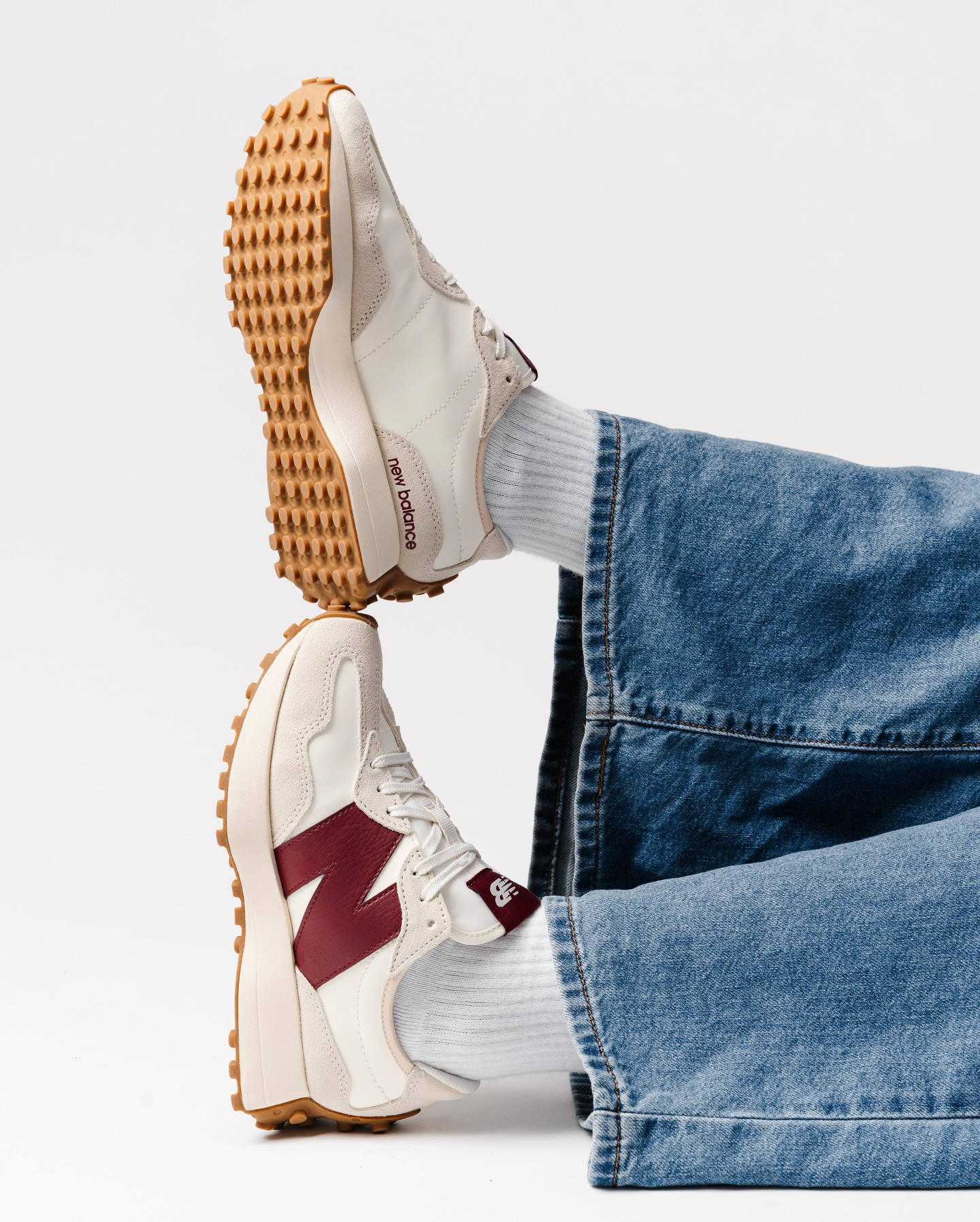 new balance 327 editorial shot