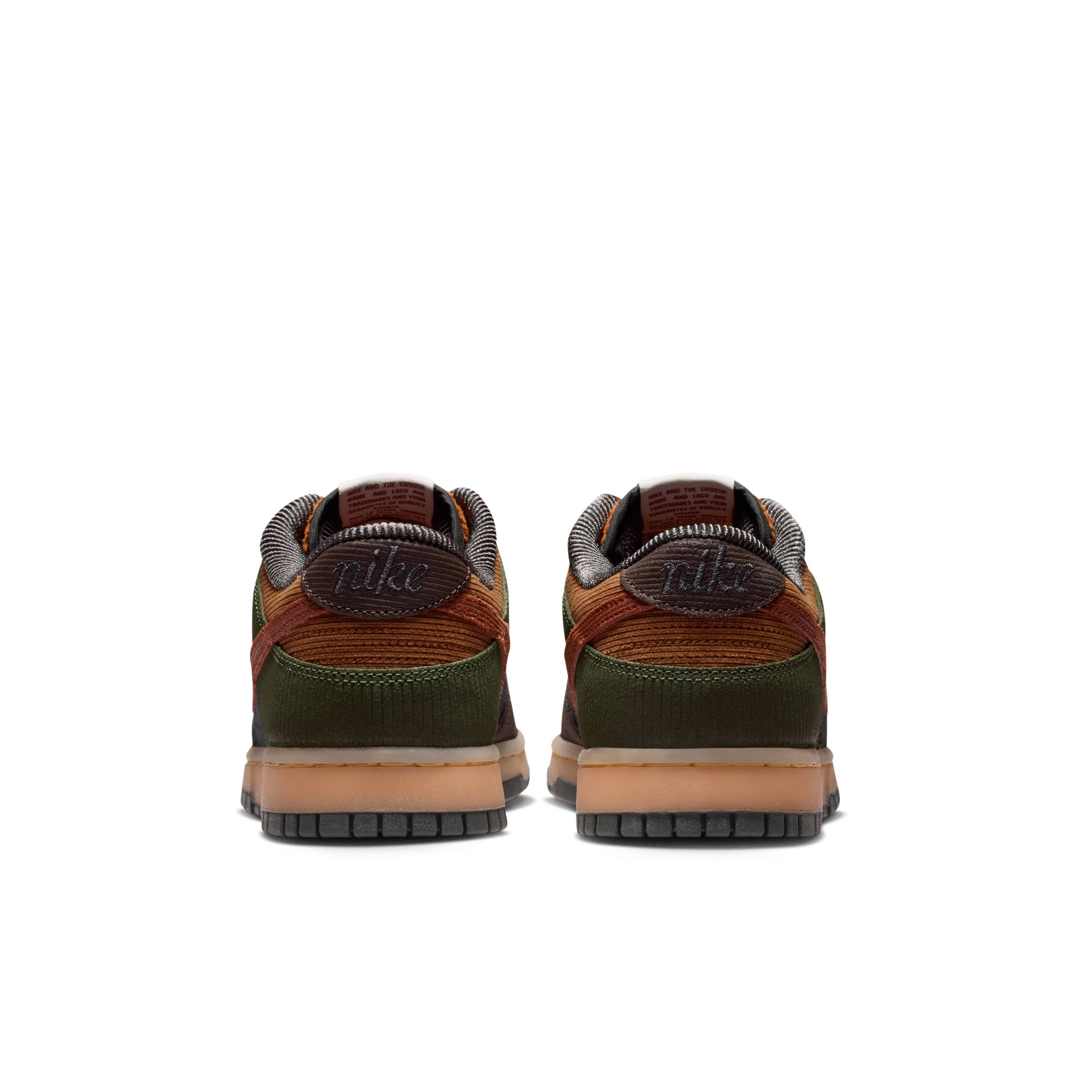 Nike Dunk Low Retro Premium Light British Tan Corduroy IB7746 201 back