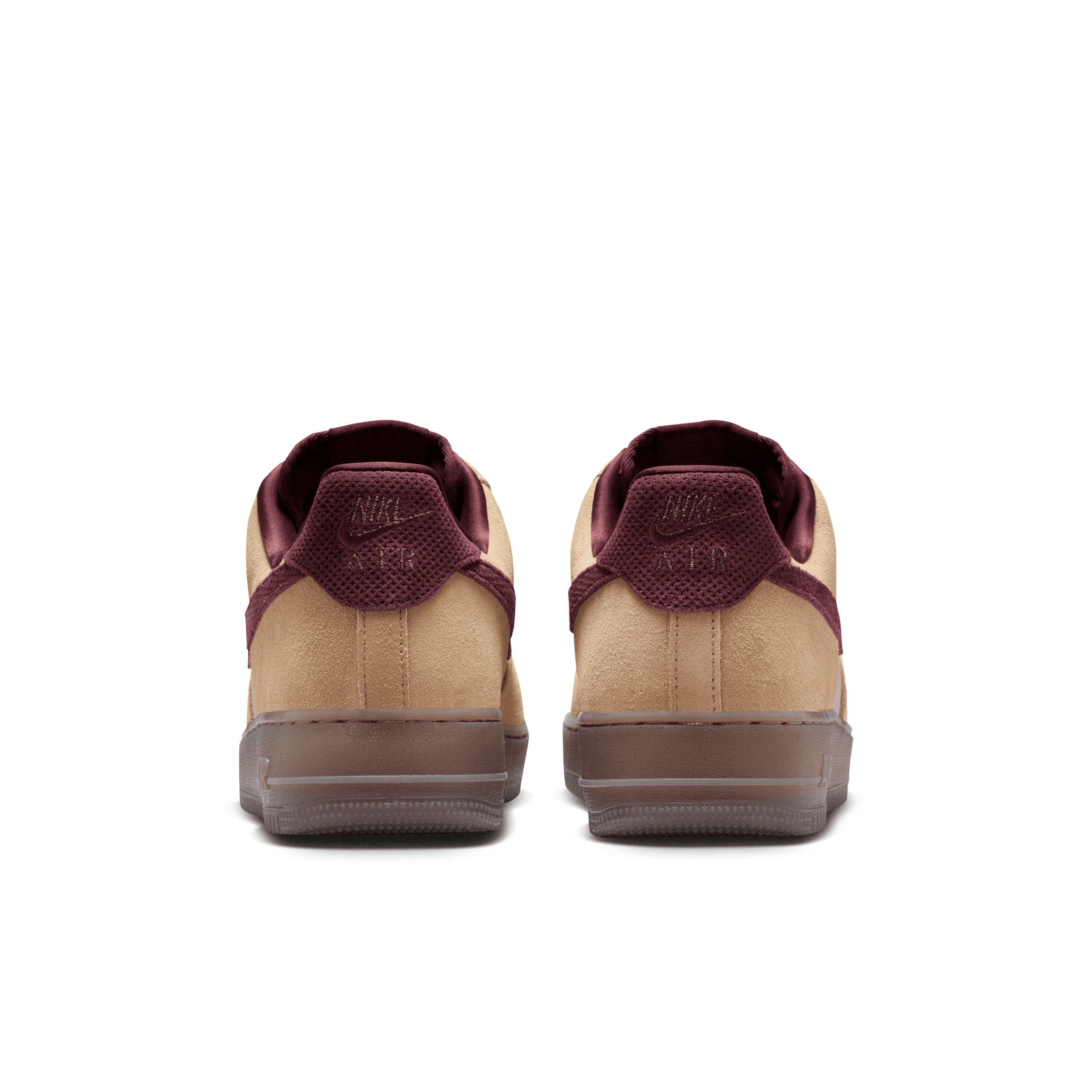 Nike Air Force 1 '07 Premium Linen Moon Particle Burgundy Back