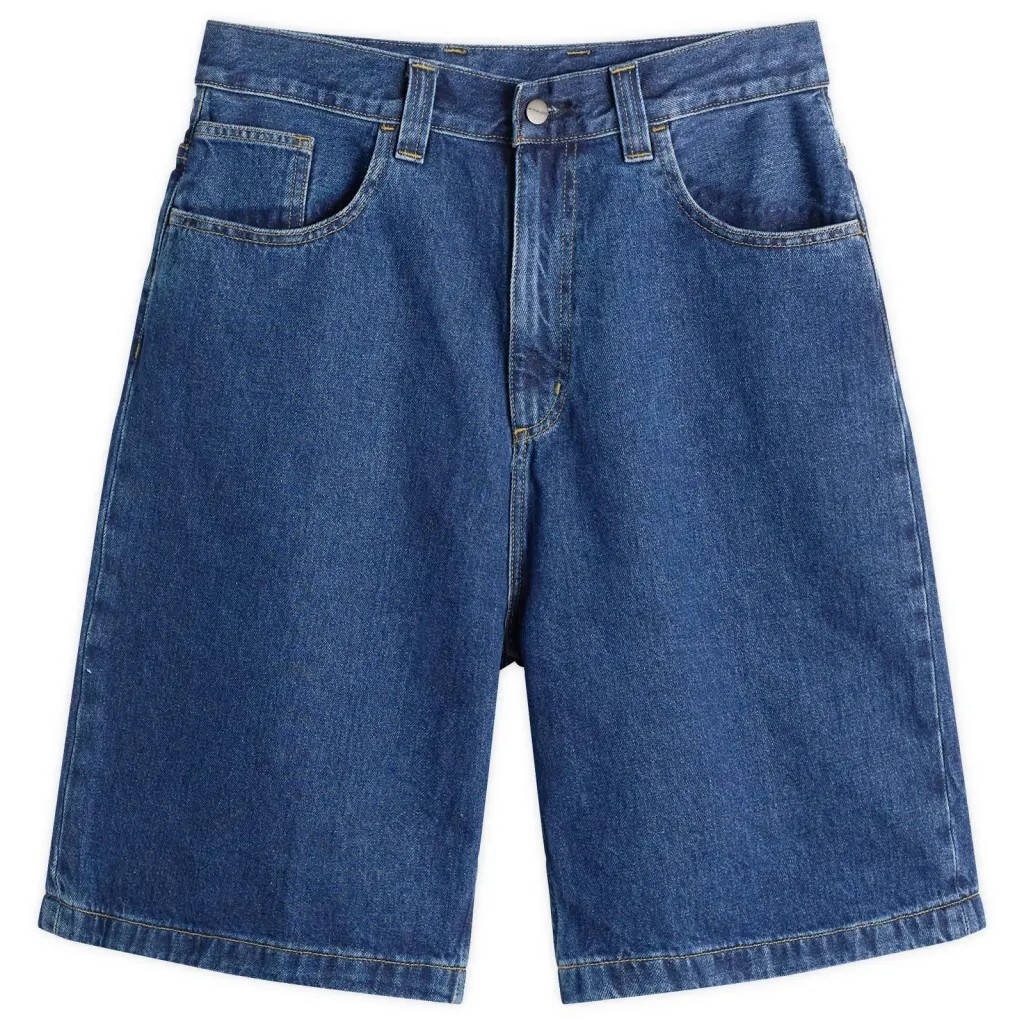 carhartt dark denim shorts