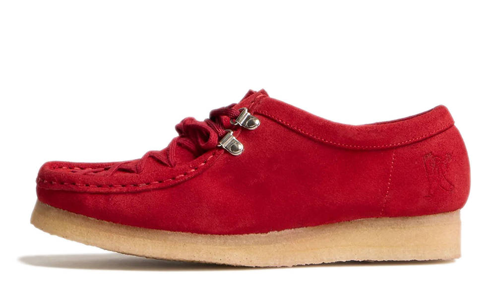 Damson Madder x Clarks Wallabee Lace-Up Red AW26-DM-4159