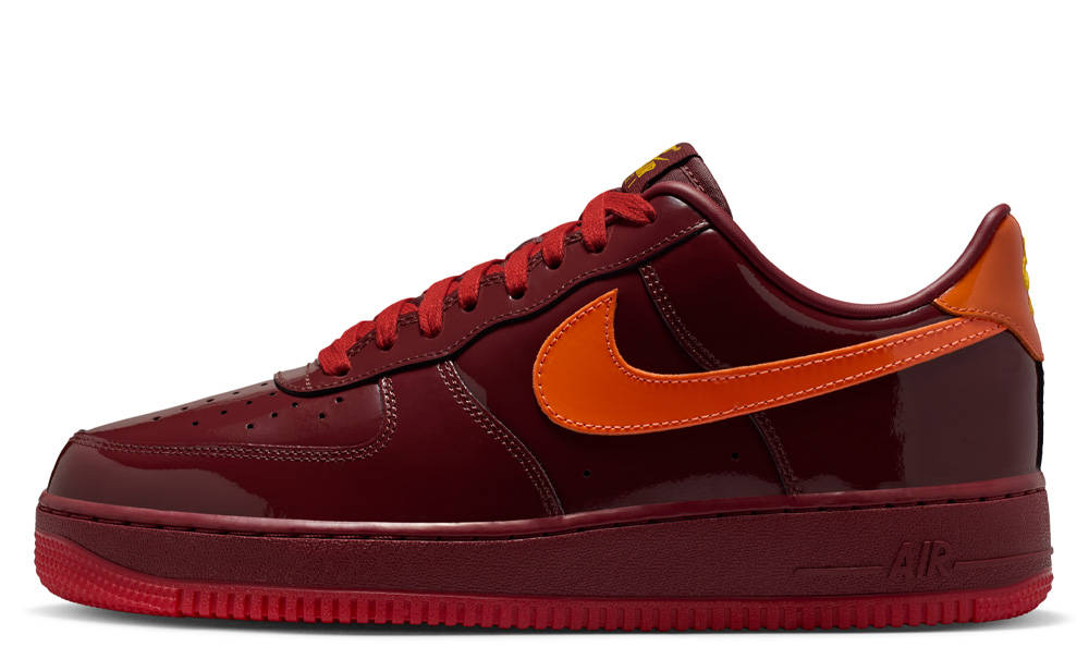 Nike Air Force 1 Low Patent Pack Dark Team Red