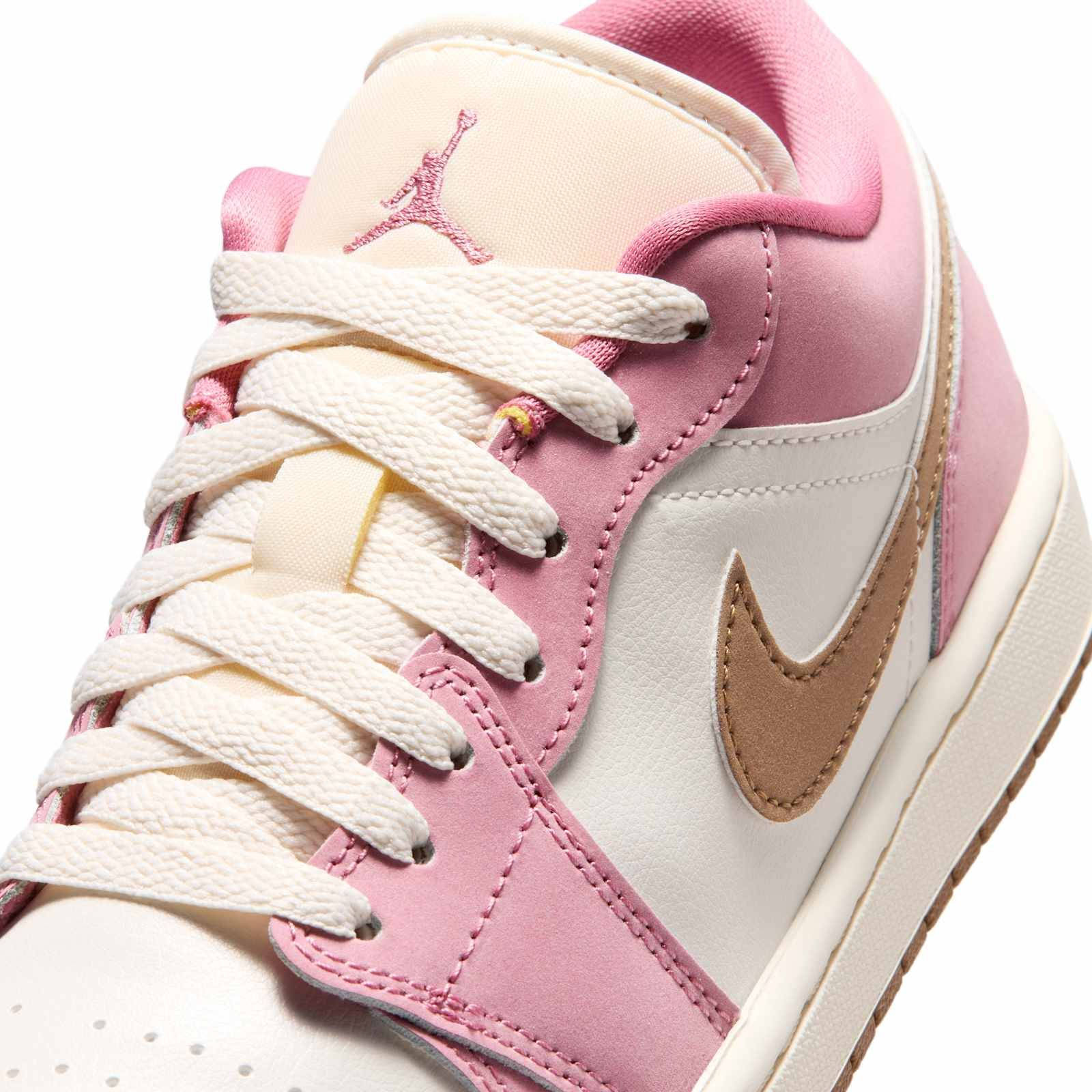 Air Jordan 1 Low Desert Berry Tan DC0774 609 tongue