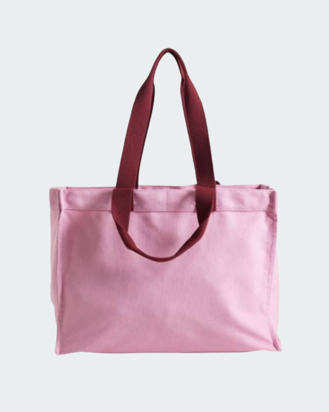 ASOS DESIGN Canvas Boxy Tote Bag Pink