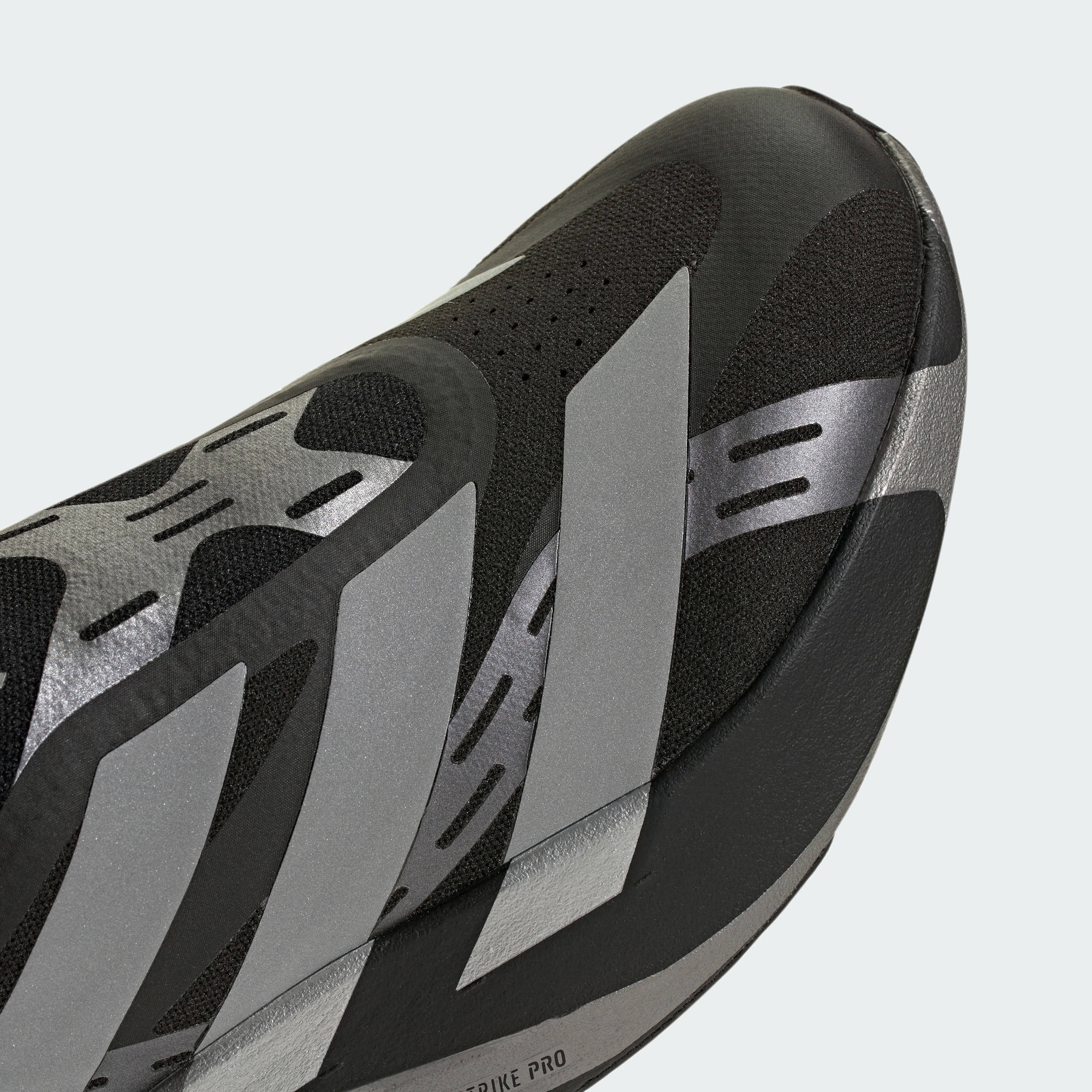 adidas Adizero Evo SL Laceless Black Silver Metallic Detail