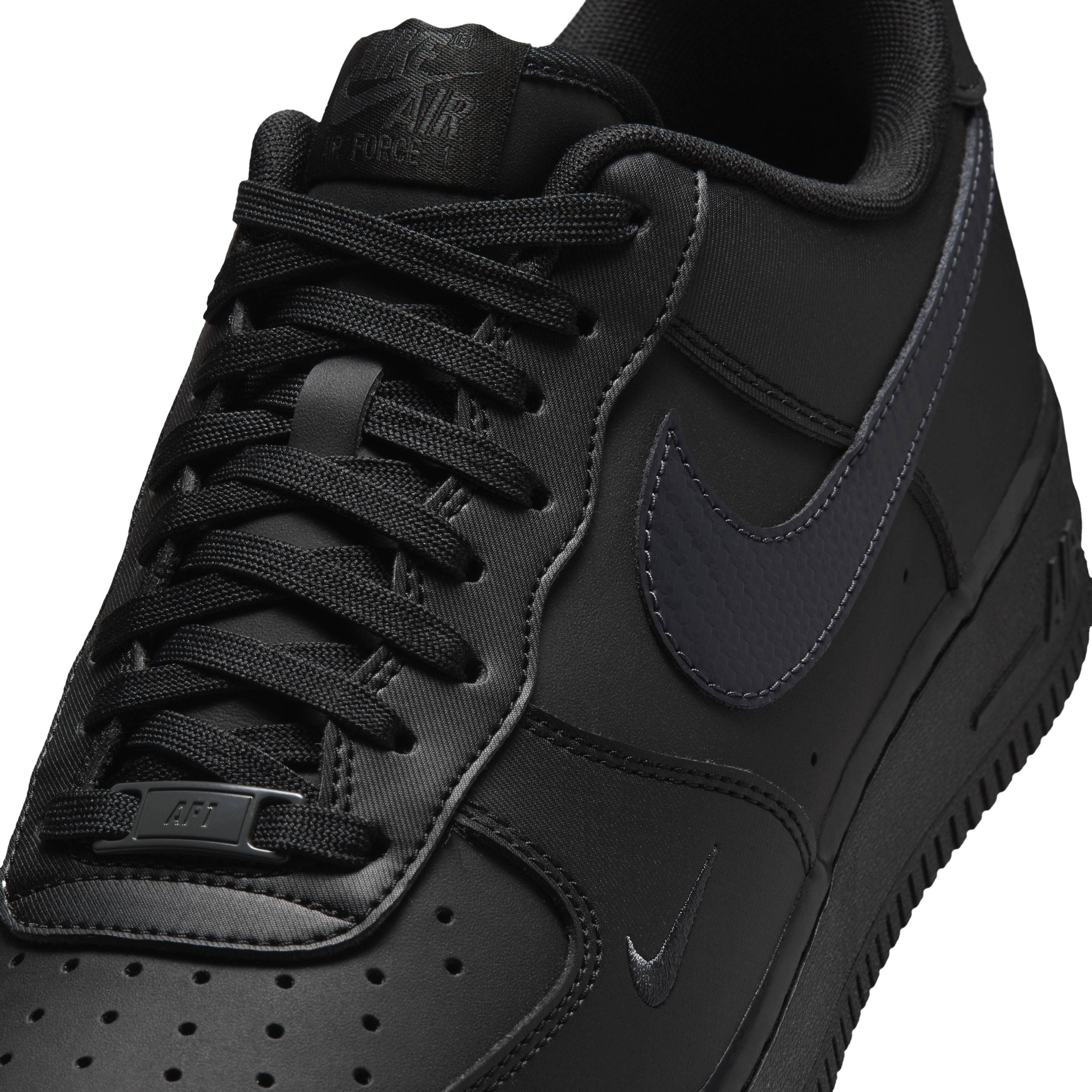 Nike Air Force 1 Low 07 Carbon Fiber Swoosh Black IV5732 003 side