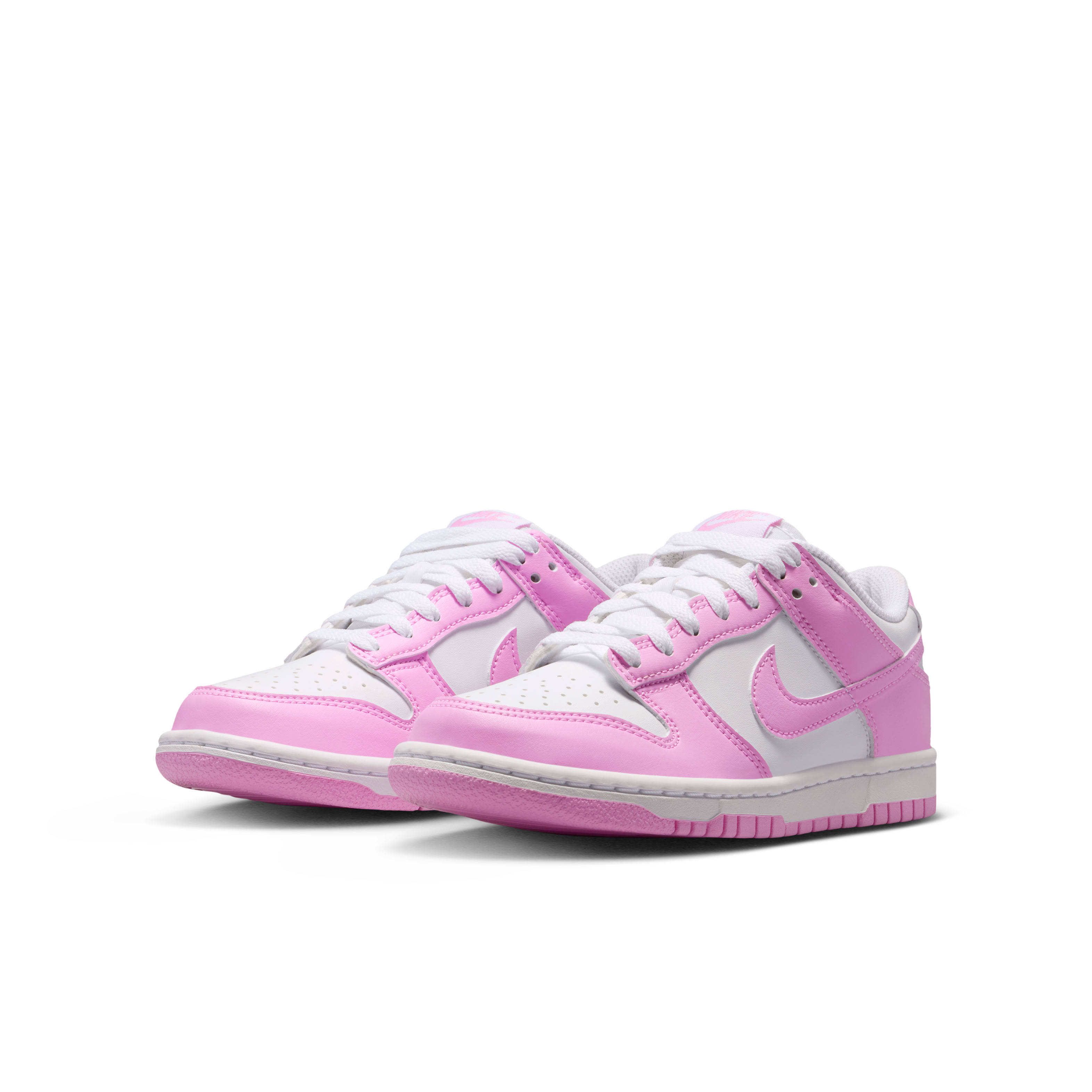 Nike Dunk Low GS Pink Rise Front