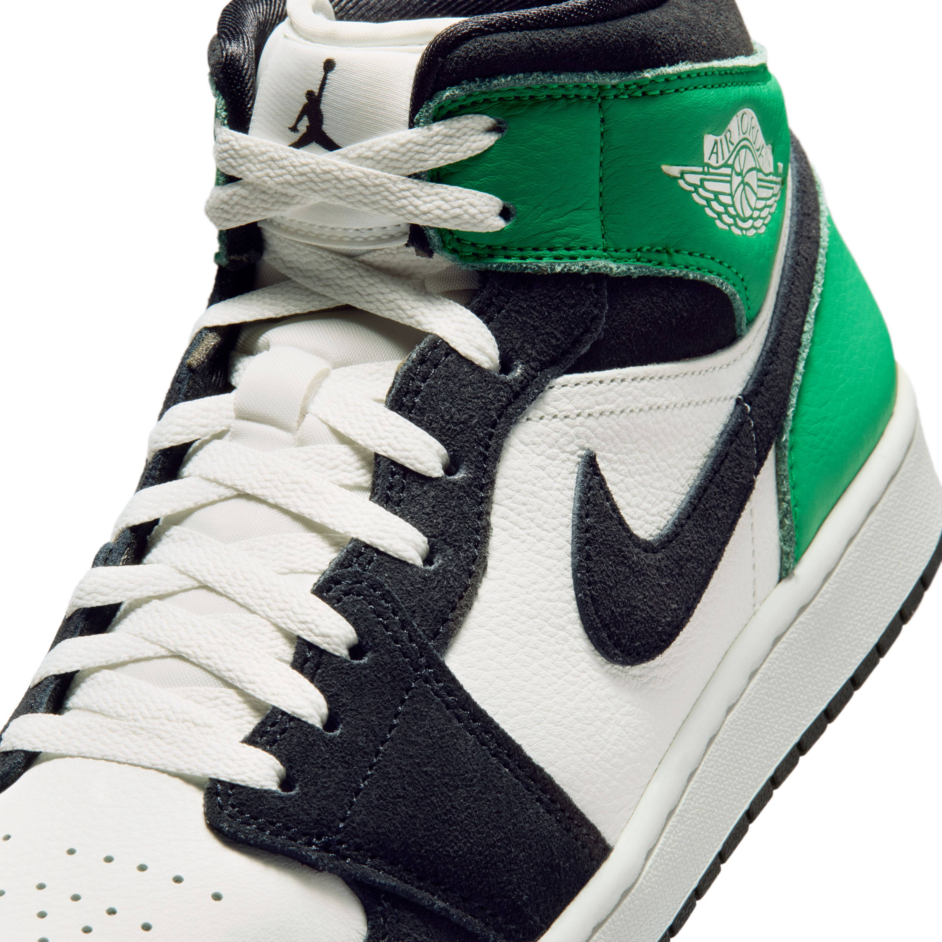 Air Jordan 1 Mid SE Lucky Green II9812 100 side