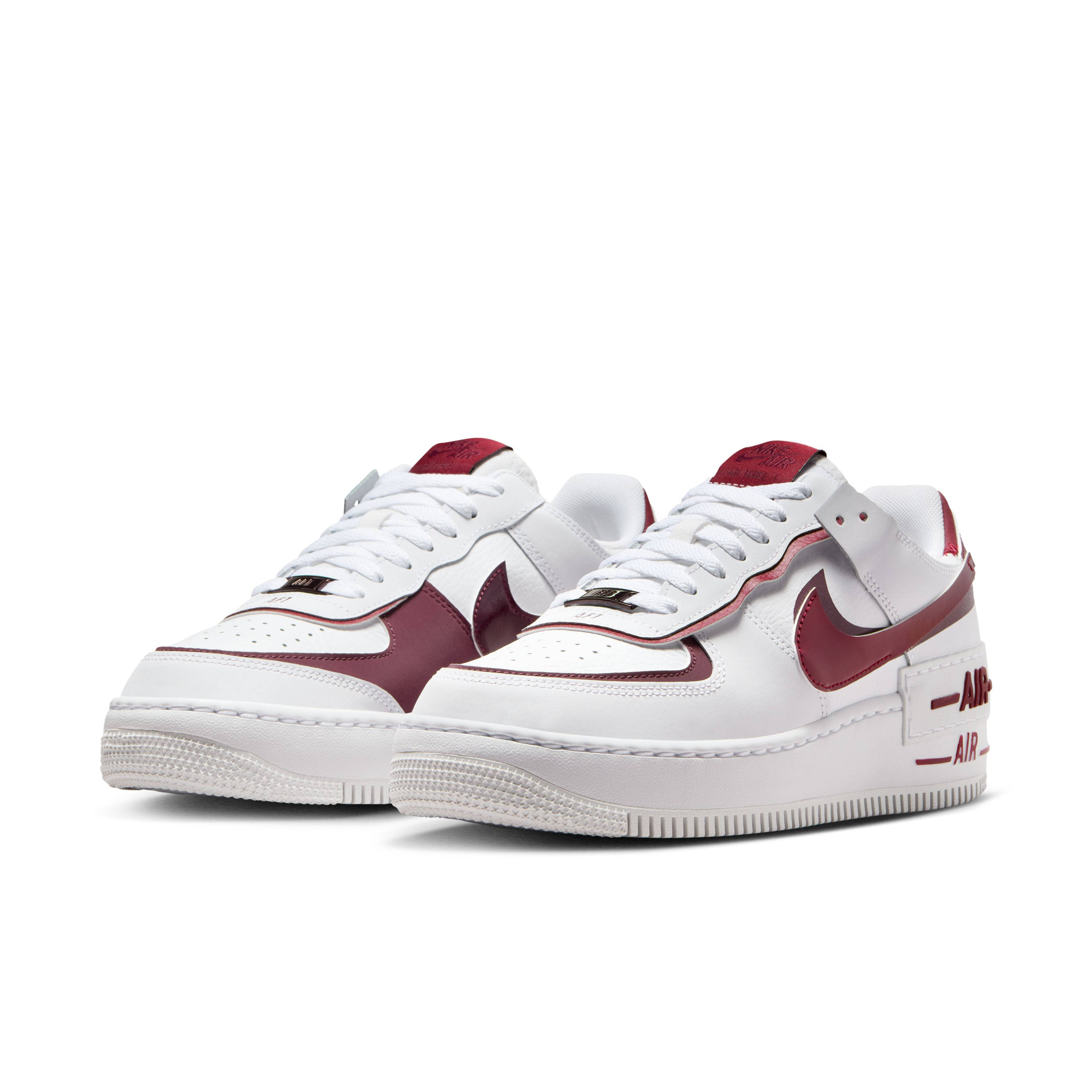 Nike Air Force 1 Shadow White Night Maroon CI0919 123 front