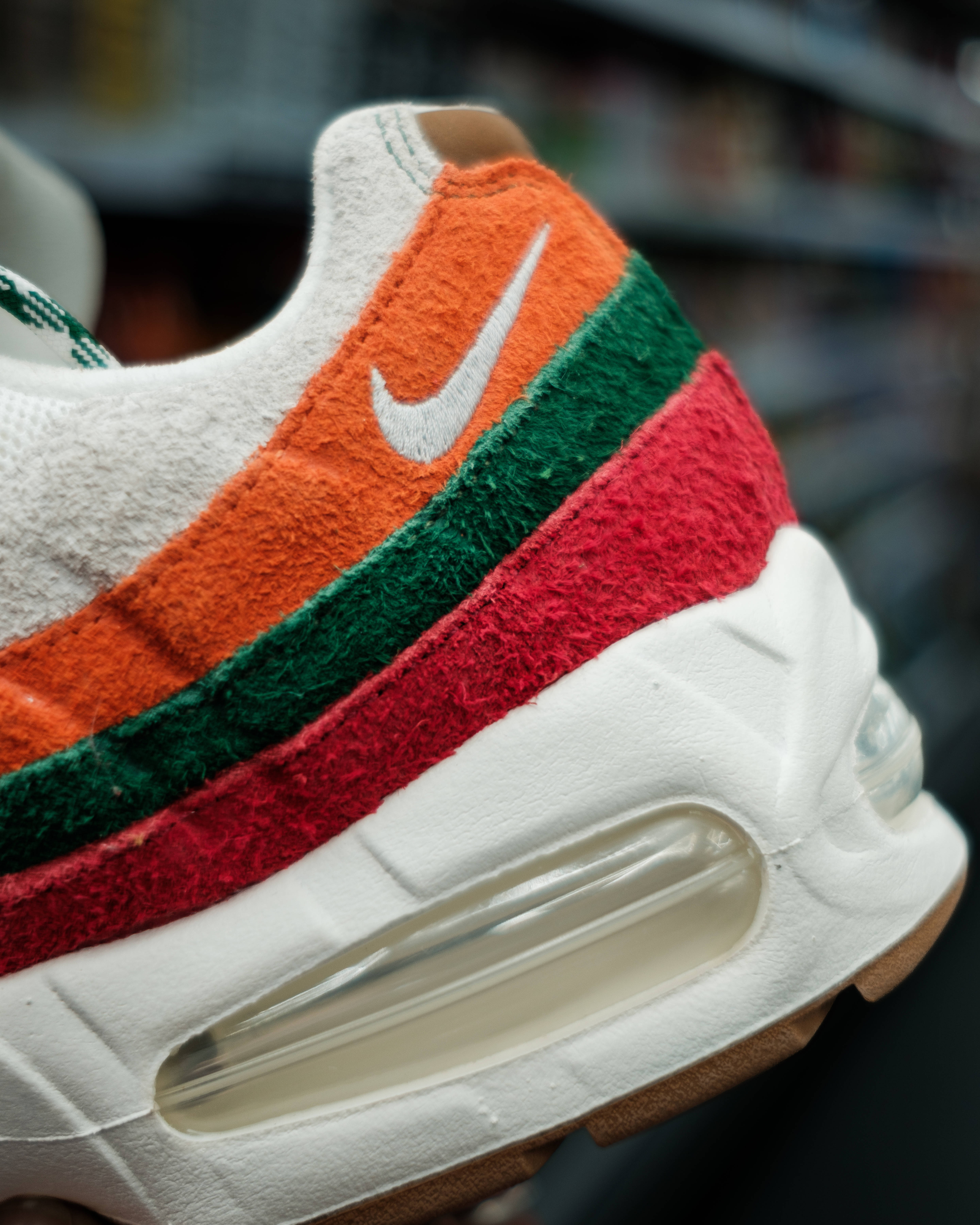 nike 7-Eleven heel close-up shot