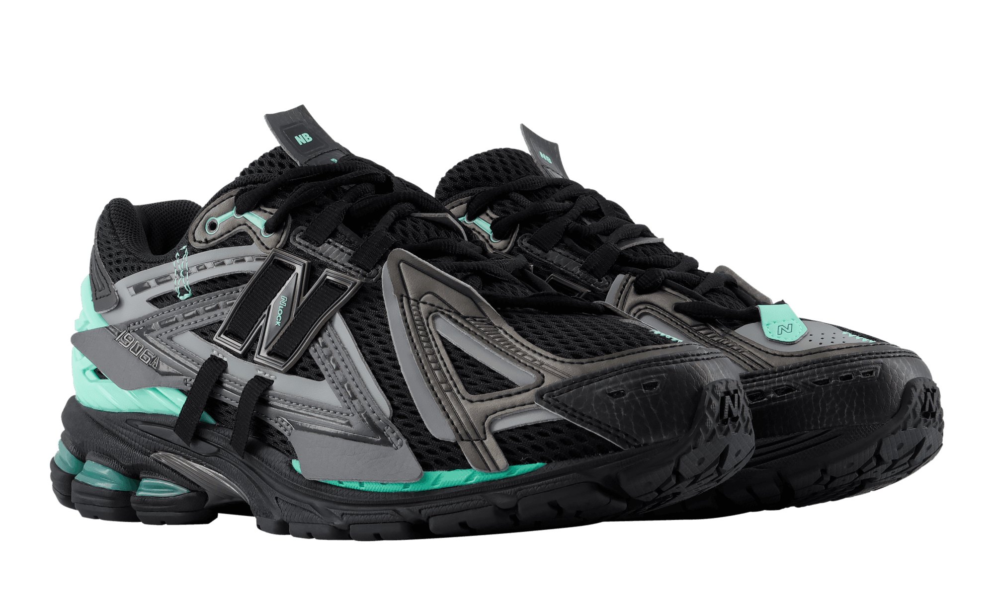 New Balance 1906A Tech Explosion Black Mint U19063Y0 front