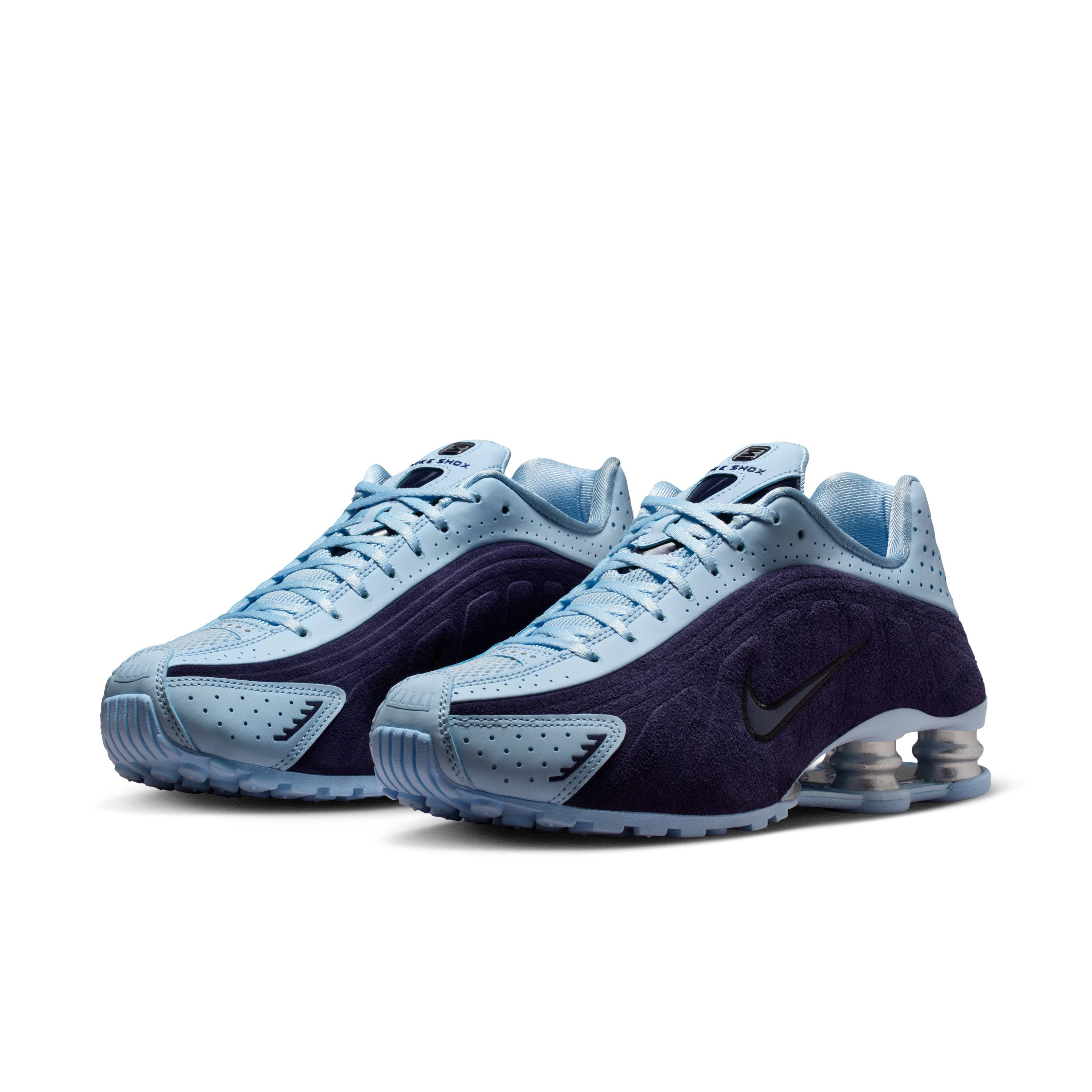 Nike Shox R4 Imperial Purple Celestine Blue HQ7739 500 front