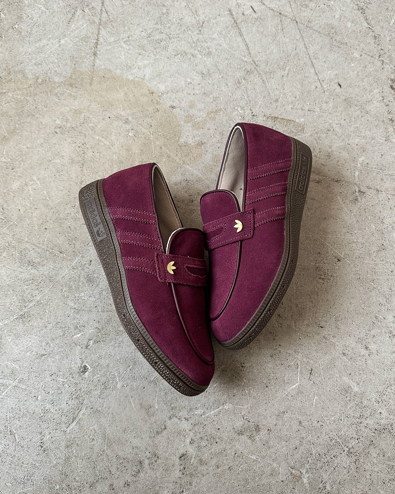 adidas handball spezial loafer maroon