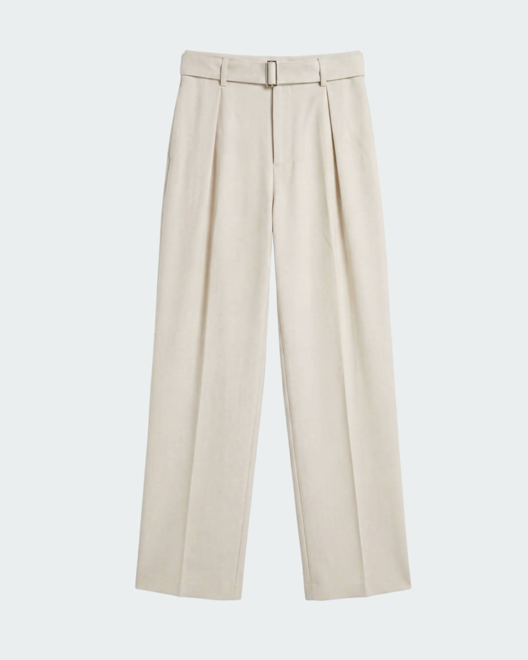 ASOS DESIGN Smart Belted Wide Leg Trouser