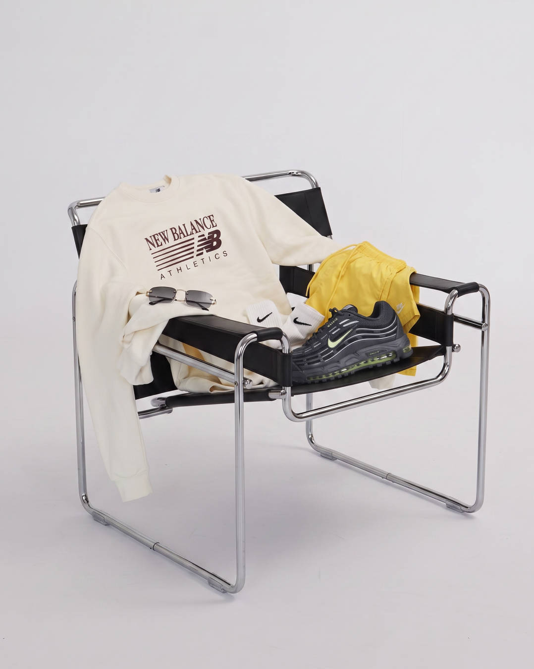 Air Max and New Balance outfit